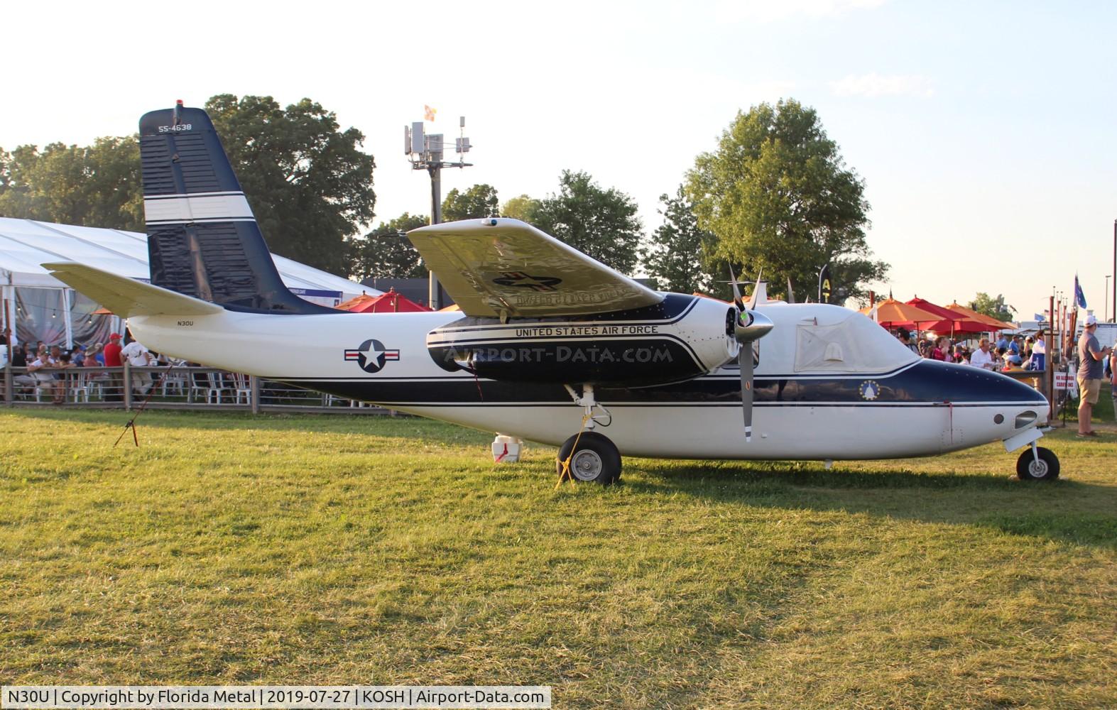 N30U, 1955 Aero Commander 560-A C/N 247, OSH 19 zx