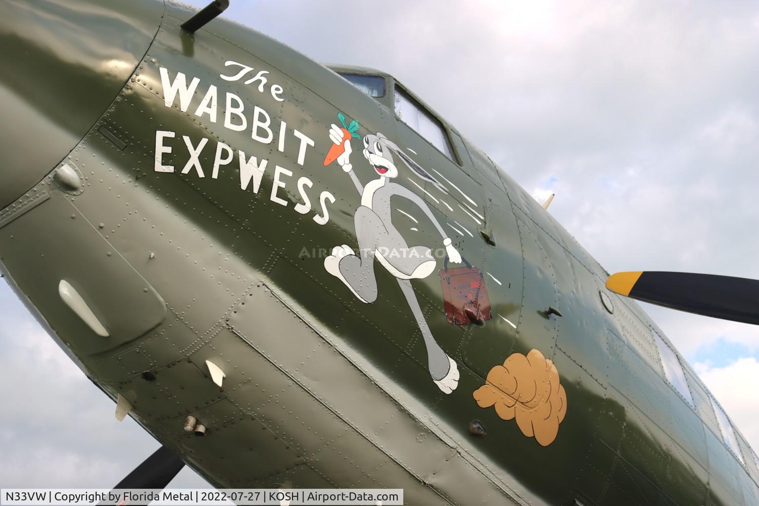 N33VW, 1943 Douglas DC3C-S1C3G (C-47A) C/N 20401, OSH 22 zx