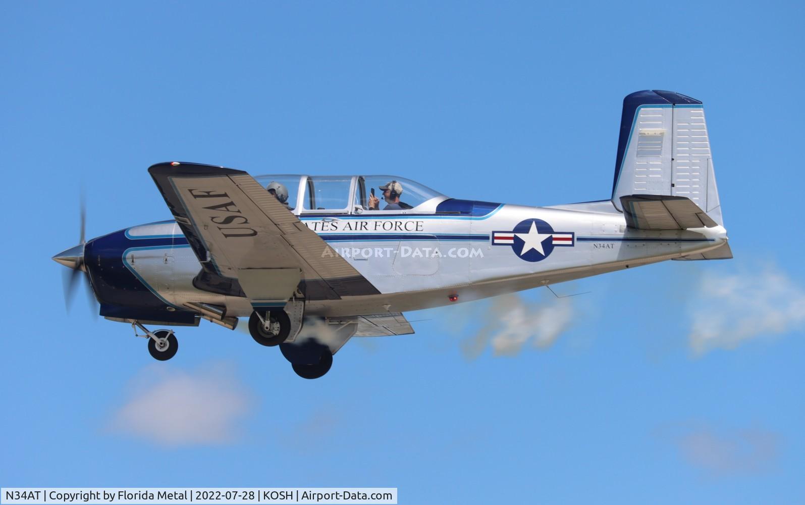 N34AT, 1957 Beech T-34A (A45) Mentor Mentor C/N G-139, T-34 zx