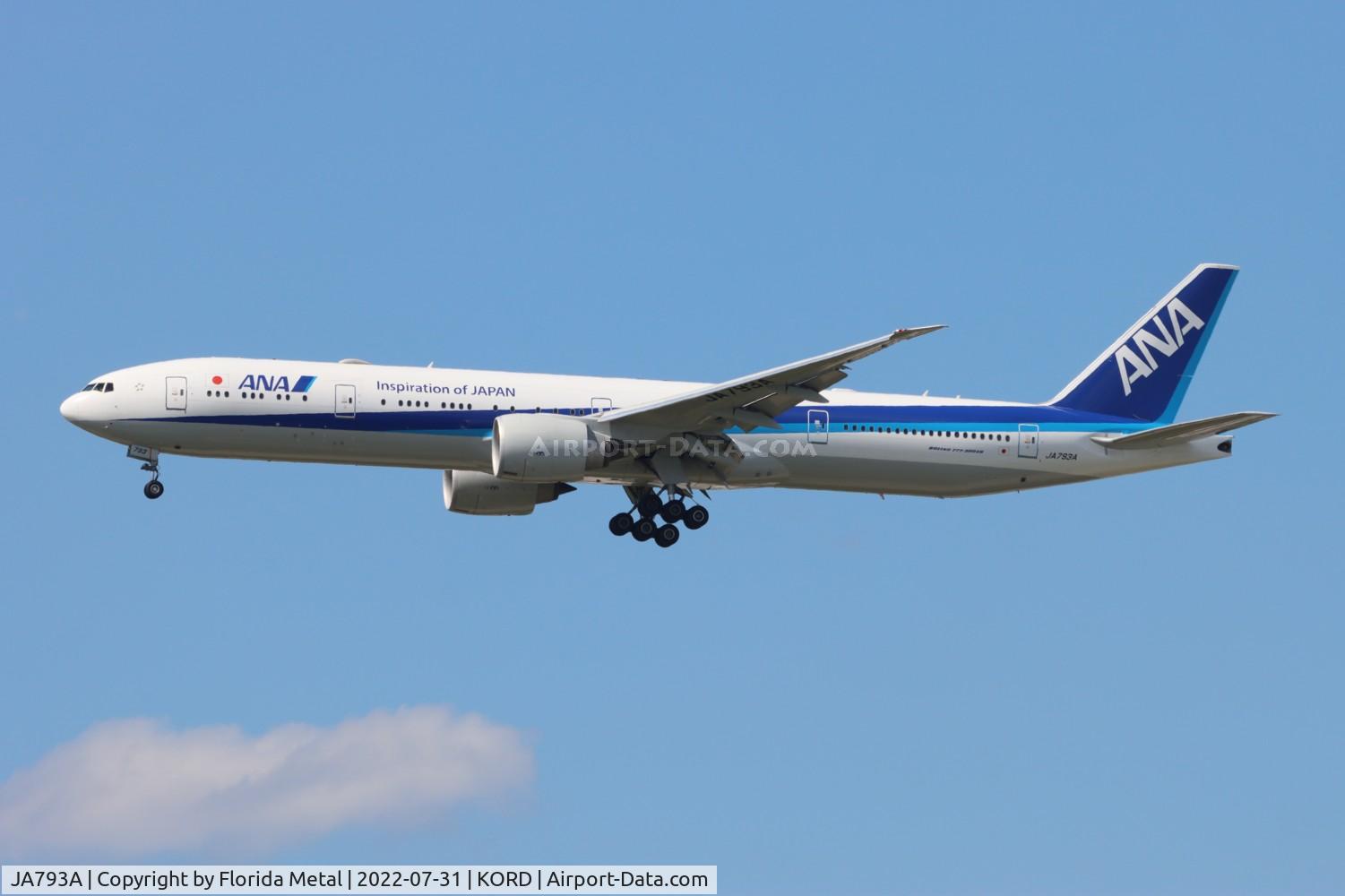 JA793A, 2018 Boeing 777-300/ER C/N 61512, ANA 773 zx