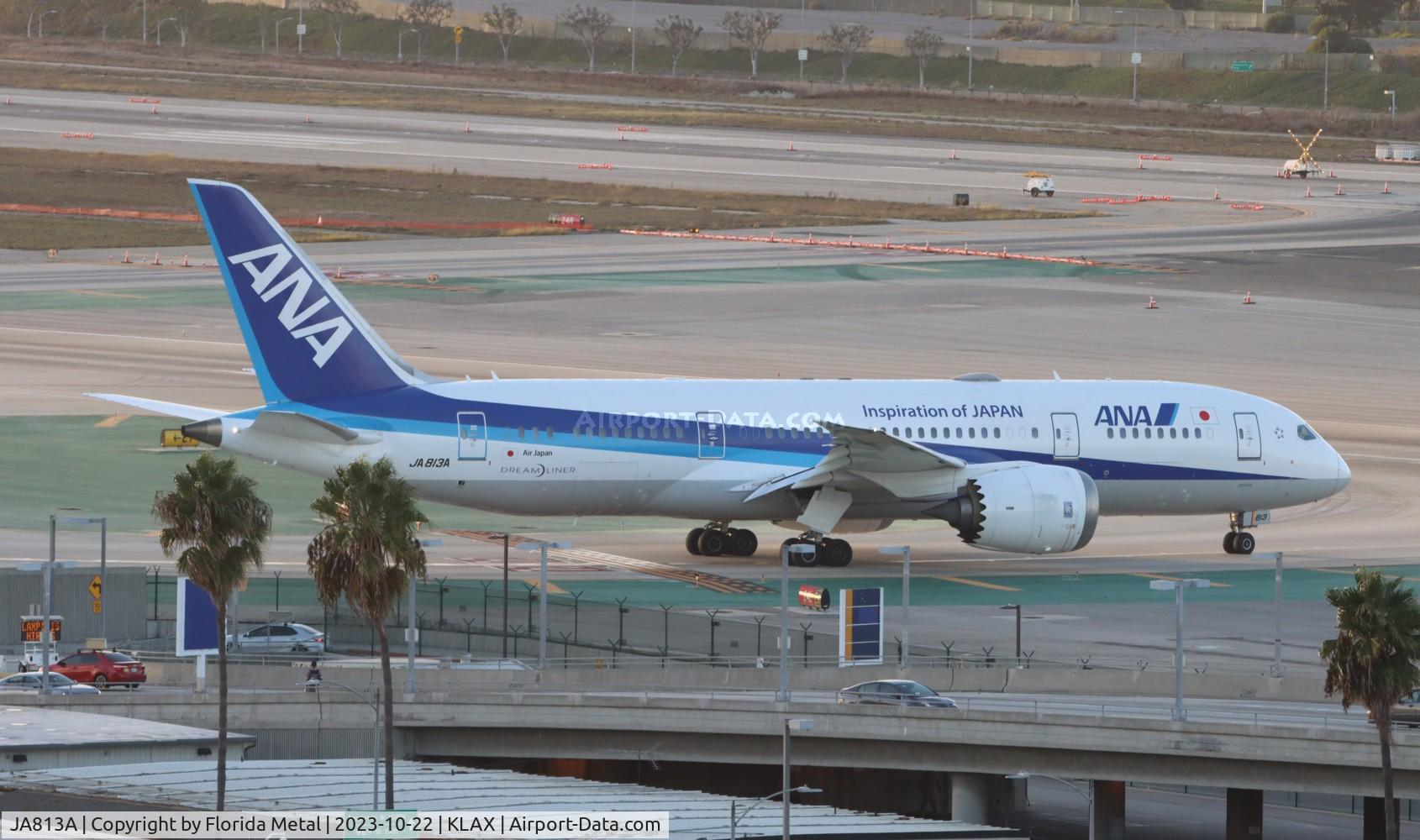 JA813A, 2012 Boeing 787-8 Dreamliner C/N 34521, ANA 788 zx LAX-HND