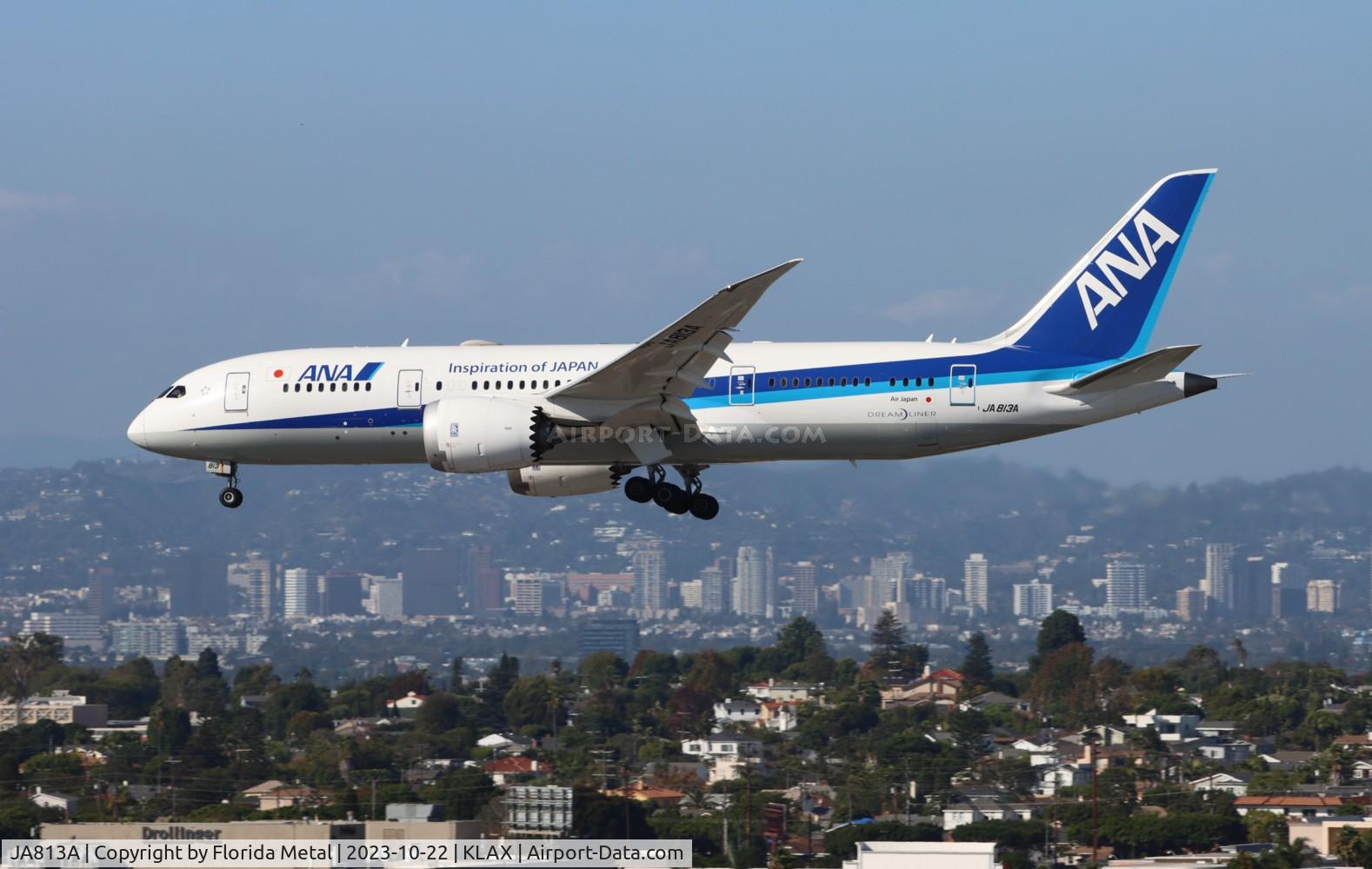 JA813A, 2012 Boeing 787-8 Dreamliner C/N 34521, ANA 788 zx RJTT-LAX
