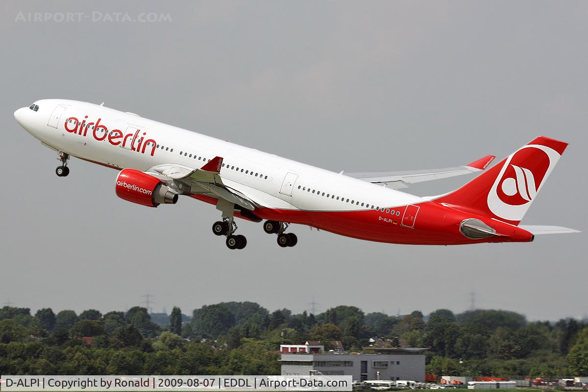 D-ALPI, 2007 Airbus A330-223 C/N 828, at duis