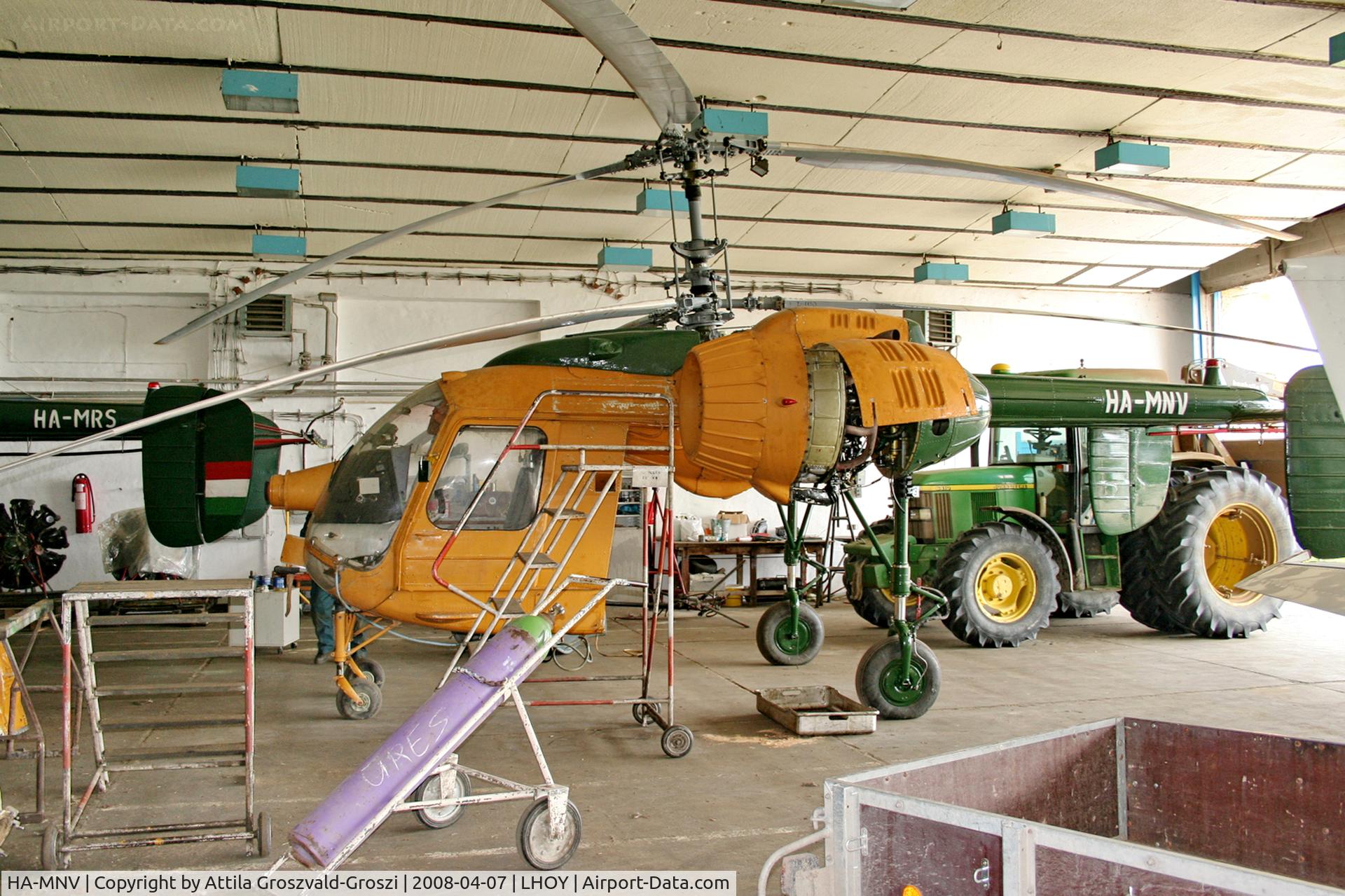 HA-MNV, 1976 Kamov Ka-26 Hoodlum C/N 7605608, LHOY - Öcsény Airport, Hungary
