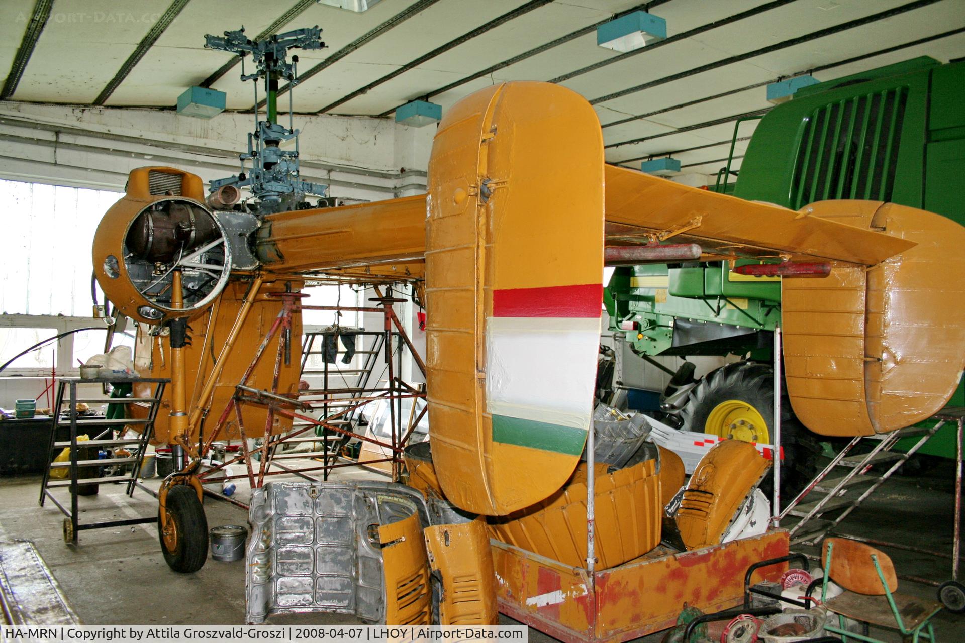 HA-MRN, 1970 Kamov Ka-26 Hoodlum C/N 7001506, LHOY - Öcsény Airport, Hungary