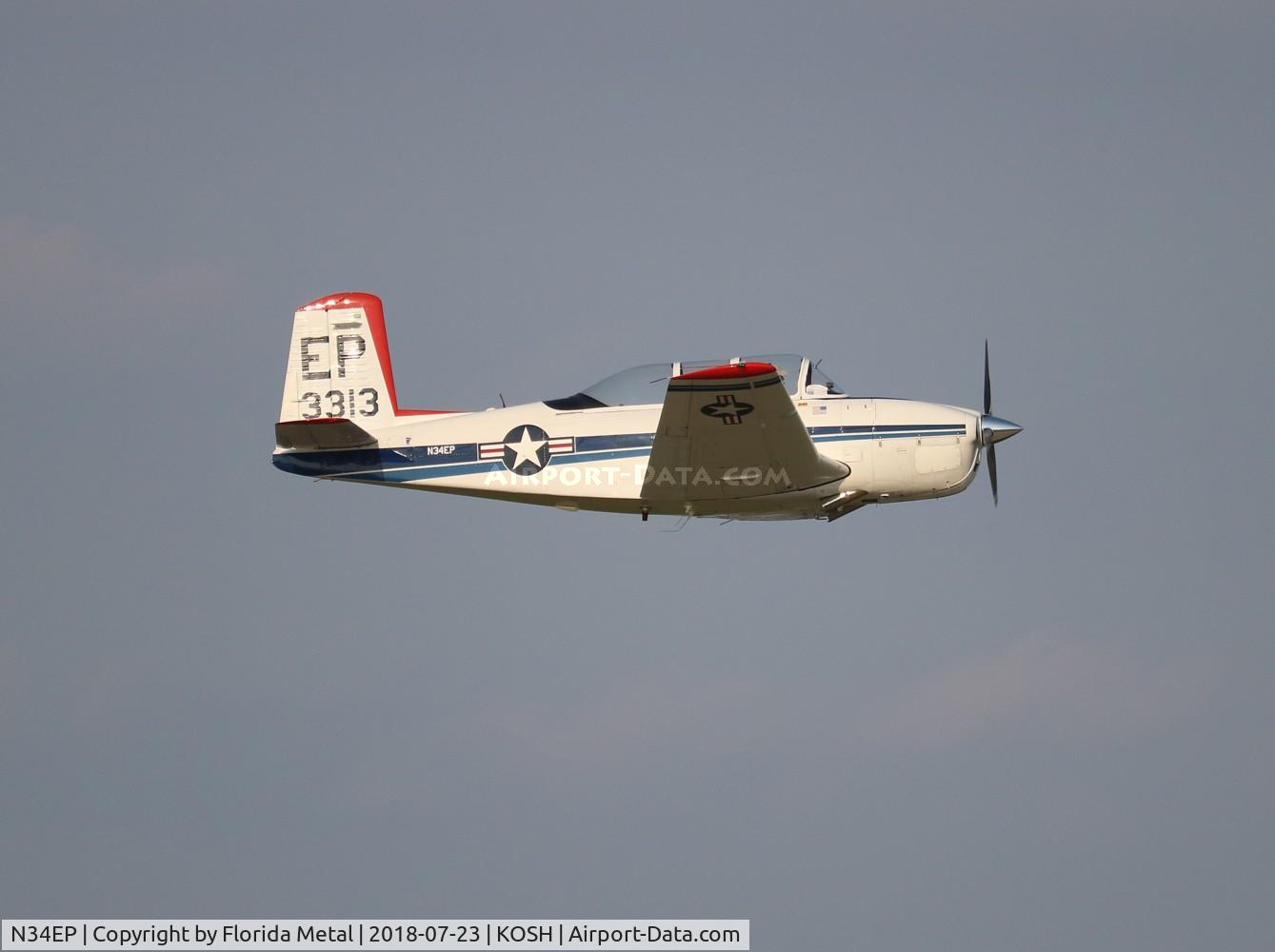 N34EP, Beech T-34-A (A45) Mentor C/N G-74, OSH 2018 zx
