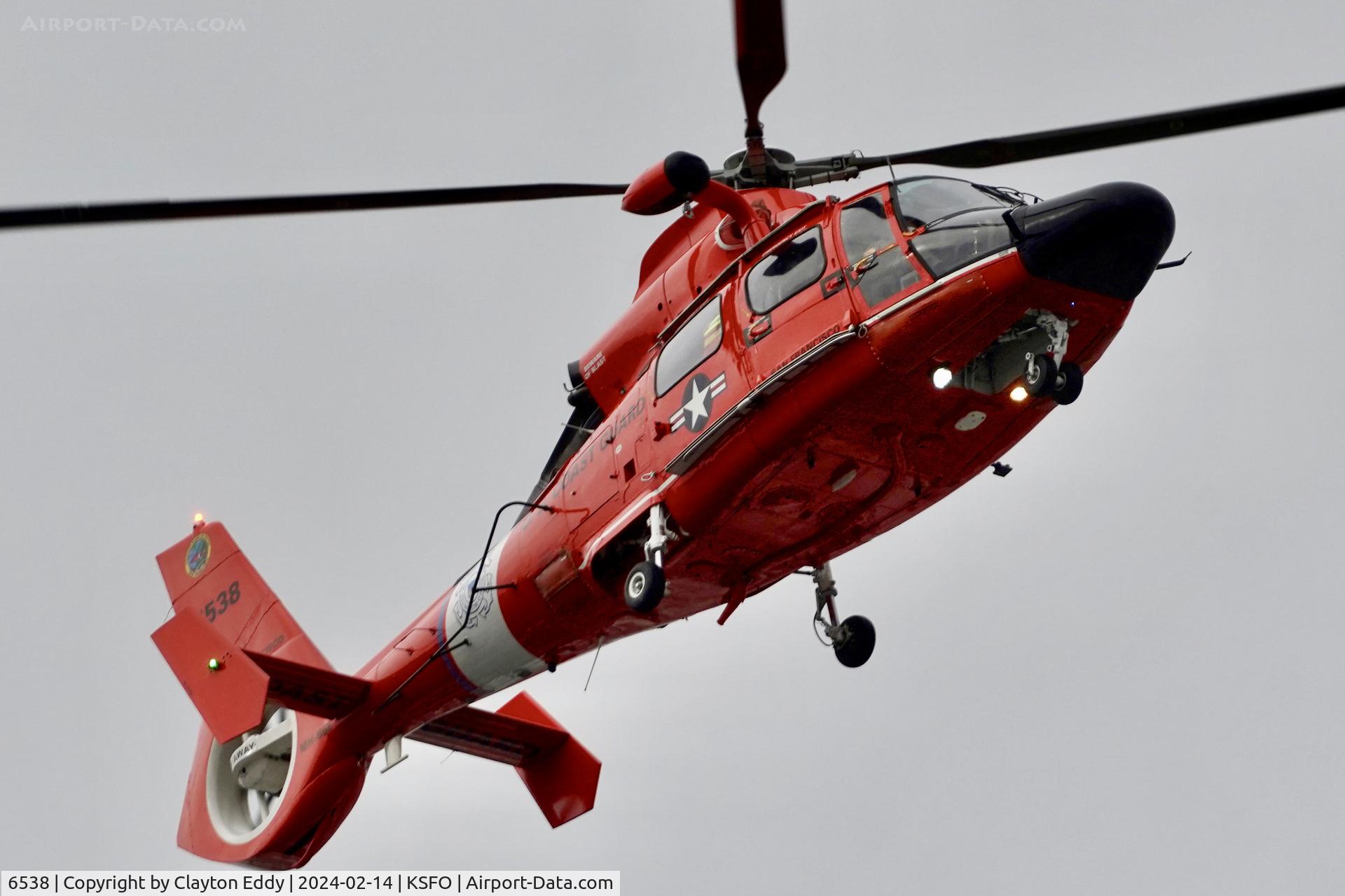 6538, Aerospatiale HH-65C Dolphin C/N 6043, SFO 2024.