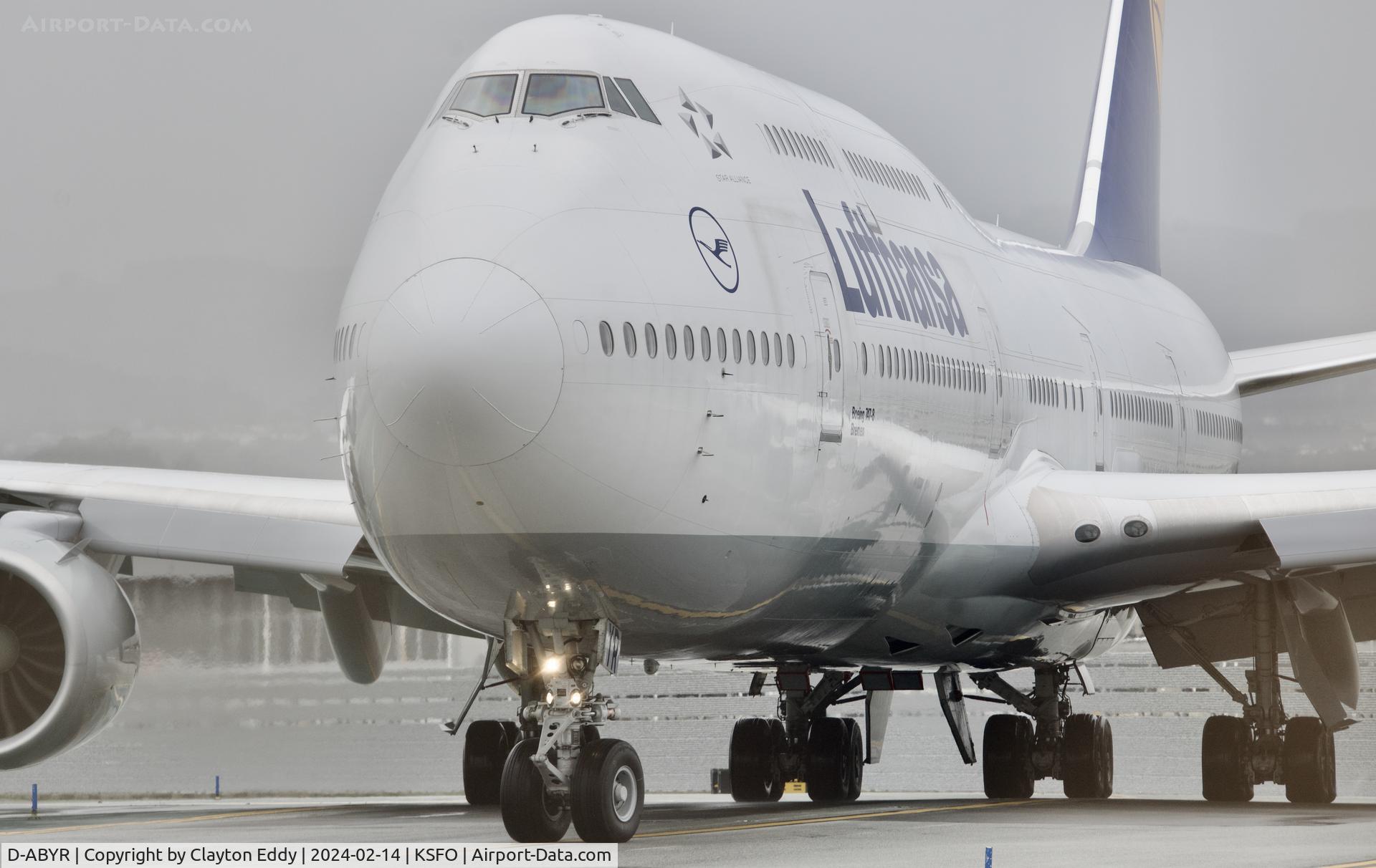 D-ABYR, 2014 Boeing 747-830 C/N 37842, SFO 2024.