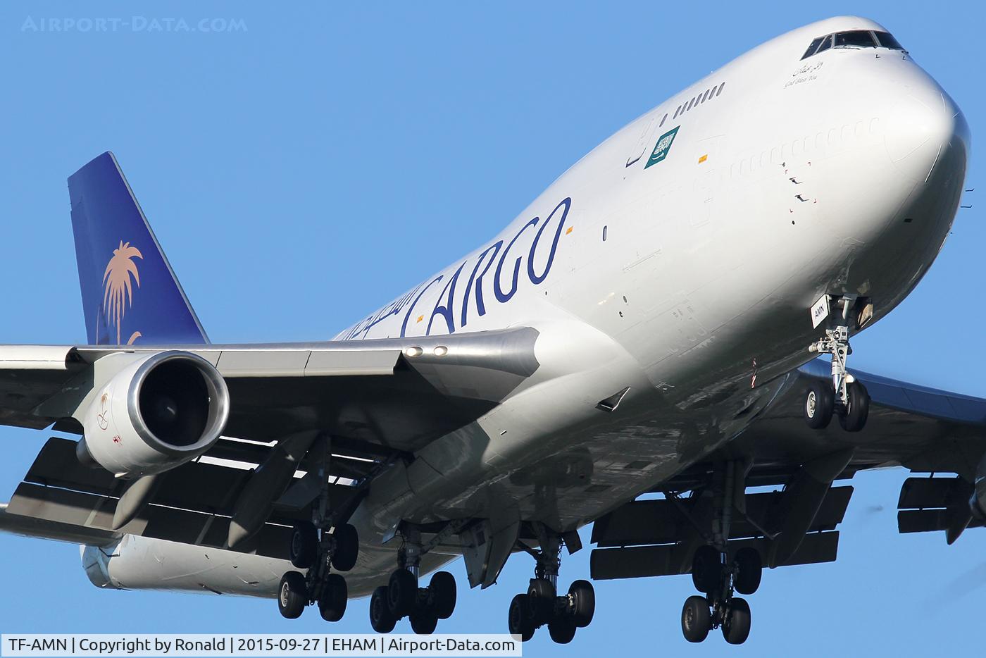 TF-AMN, 1998 Boeing 747-4F6 C/N 27602, at spl
