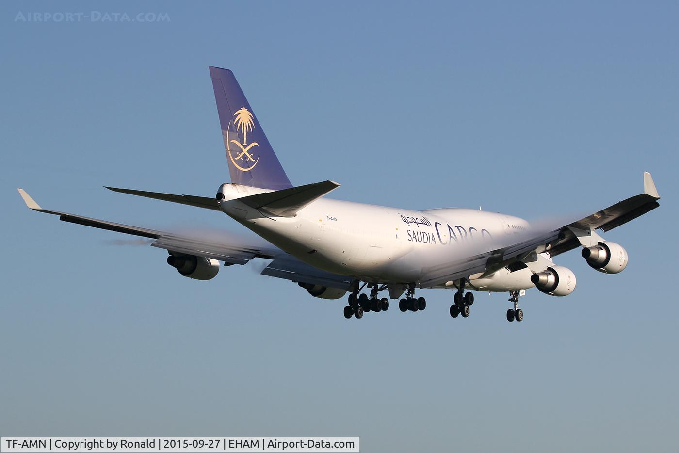 TF-AMN, 1998 Boeing 747-4F6 C/N 27602, at spl