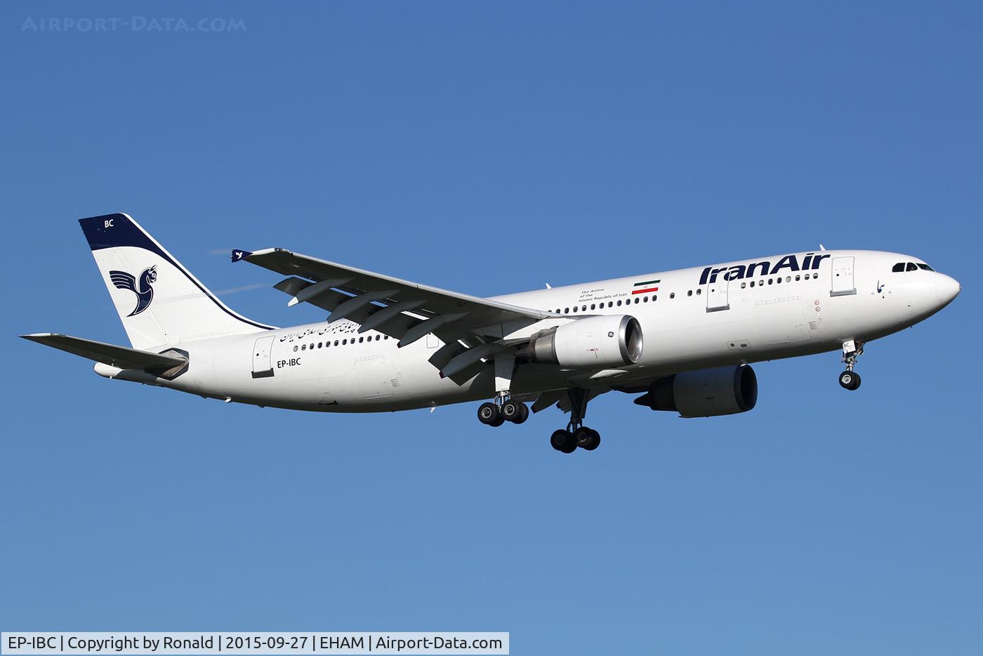 EP-IBC, 1992 Airbus A300B4-605R C/N 632, at spl