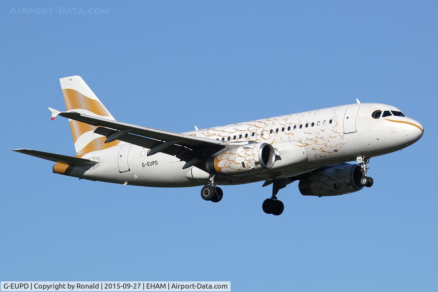 G-EUPD, 1999 Airbus A319-131 C/N 1142, at spl