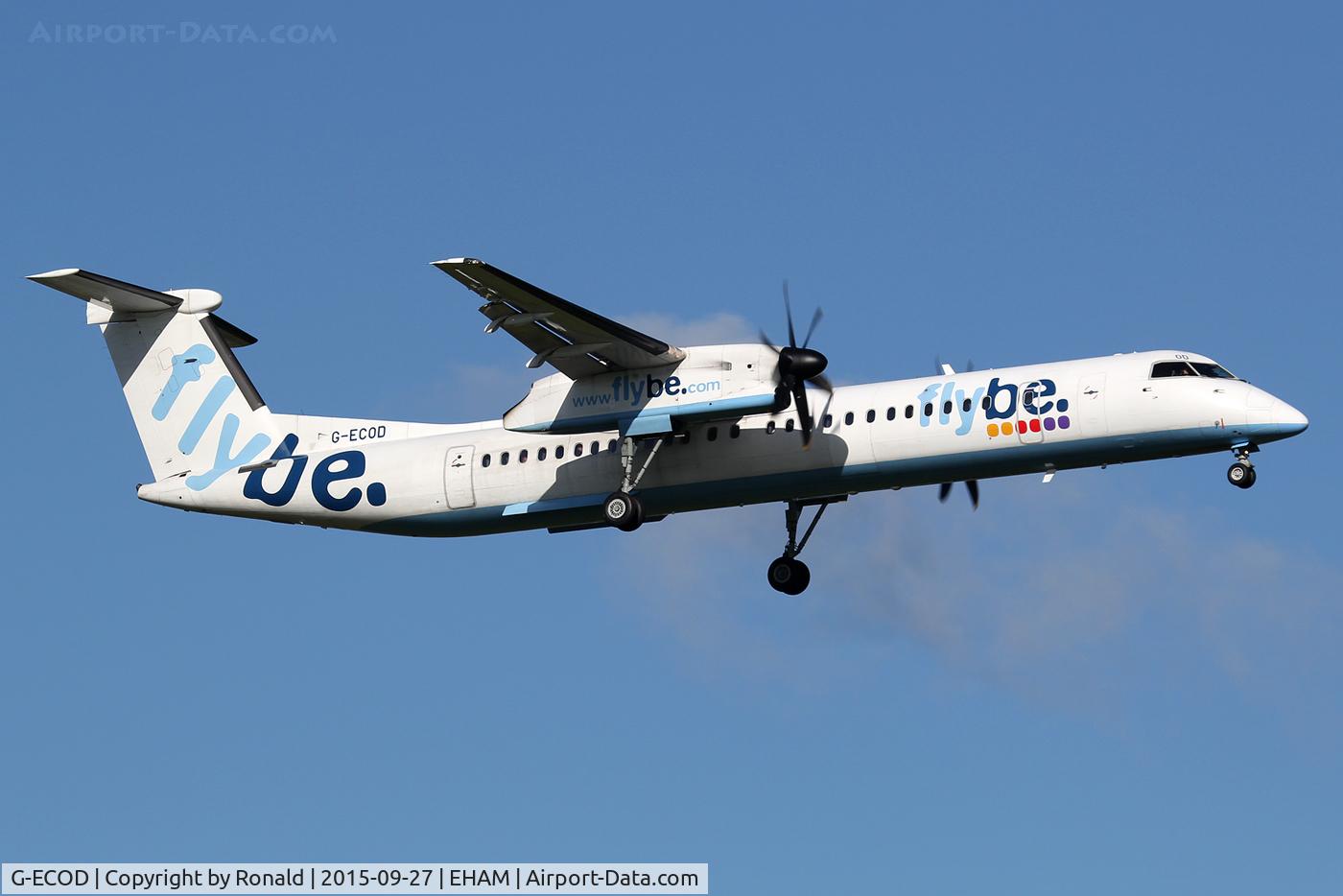 G-ECOD, 2008 De Havilland Canada DHC-8-402Q Dash 8 C/N 4206, at spl