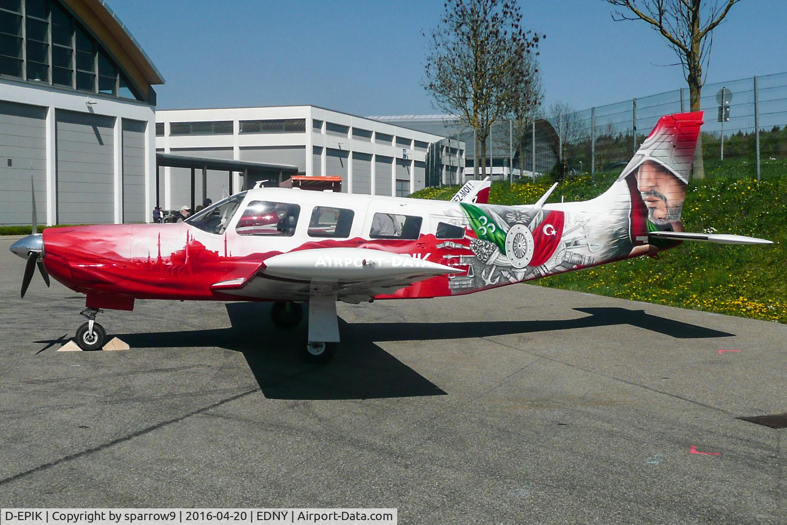 D-EPIK, 1976 Piper PA-32R-300 Cherokee Lance C/N 32R7680107, At Aero Friedrichshafen