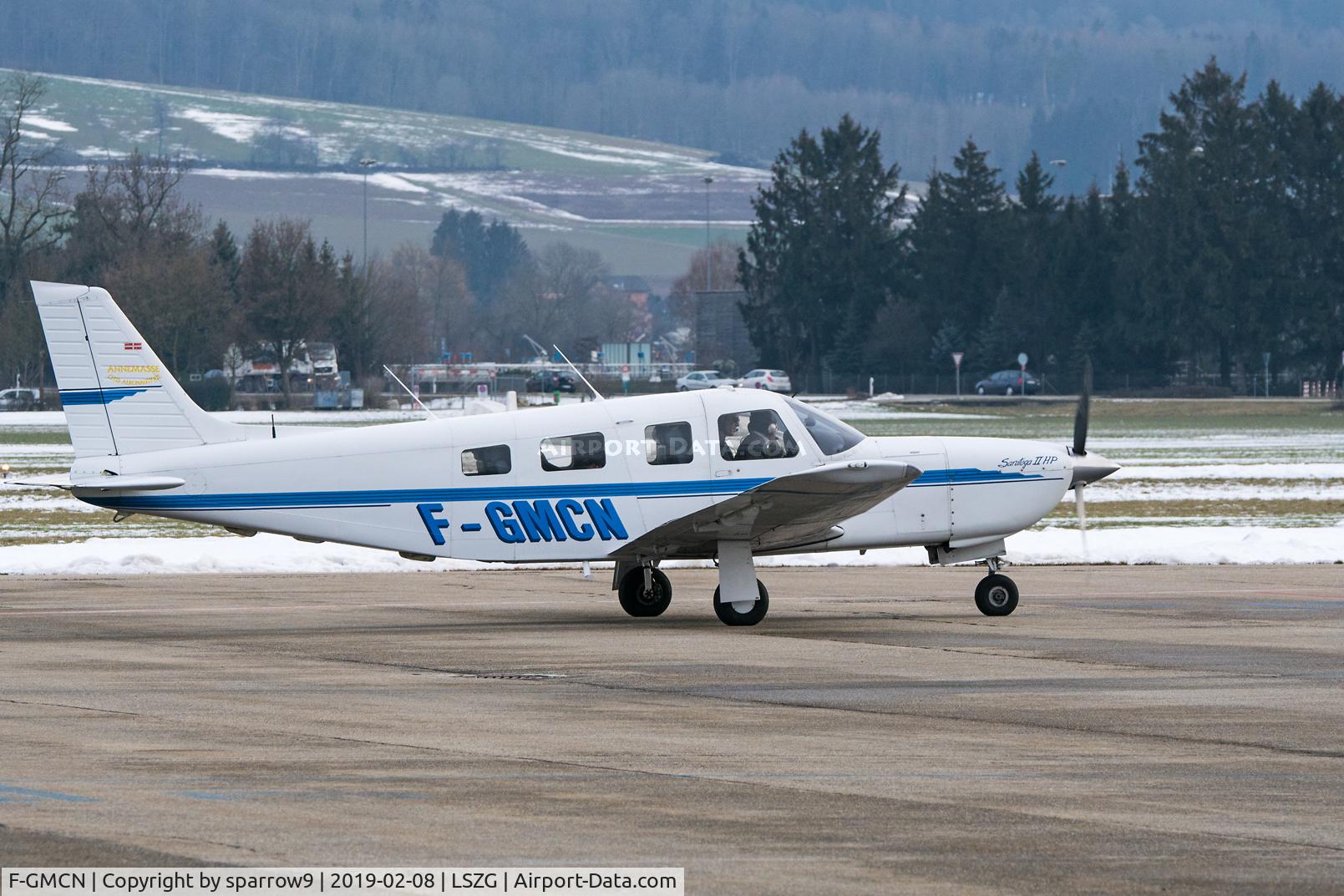 F-GMCN, 1993 Piper PA-32R-301 Saratoga SP C/N 3213049, Five years ago we had still some snow at that time at Grenchen.