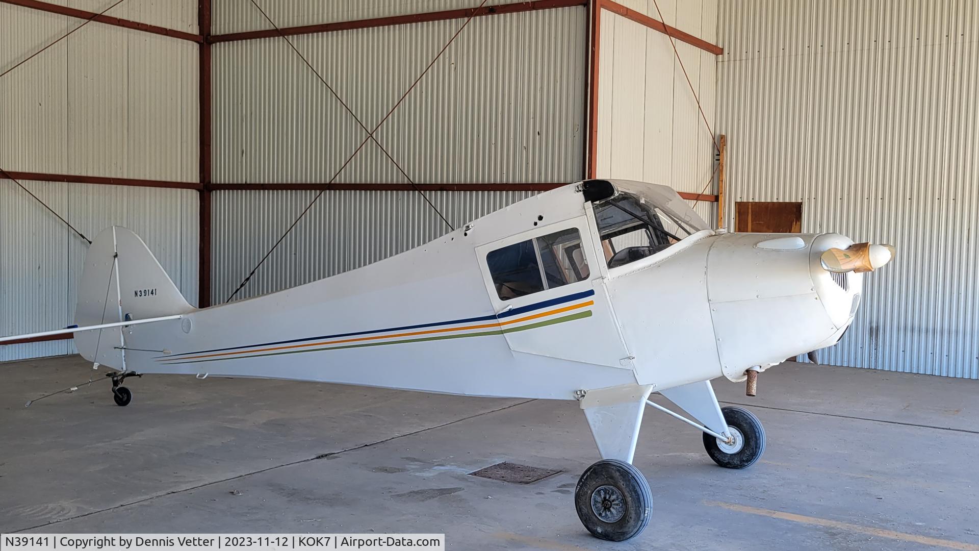 N39141, 1945 Taylorcraft BC12-D C/N 6425, N39141