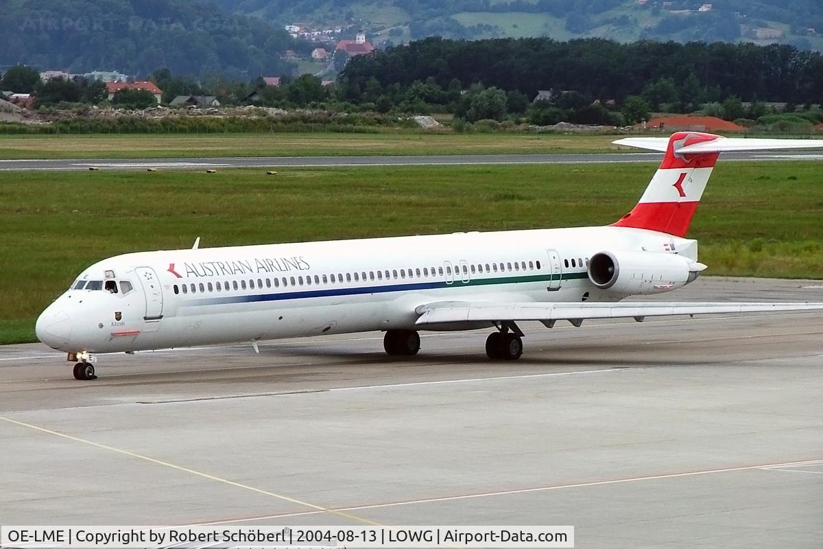 OE-LME, 1993 McDonnell Douglas MD-83 (DC-9-83) C/N 53377, OE-LME @ LOWG 2004