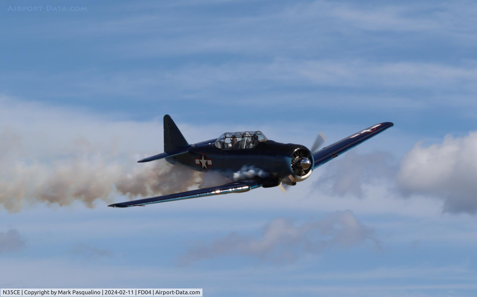 N35CE, 1950 North American/walbrun T-6G C/N 168-89GW, North American T-6G