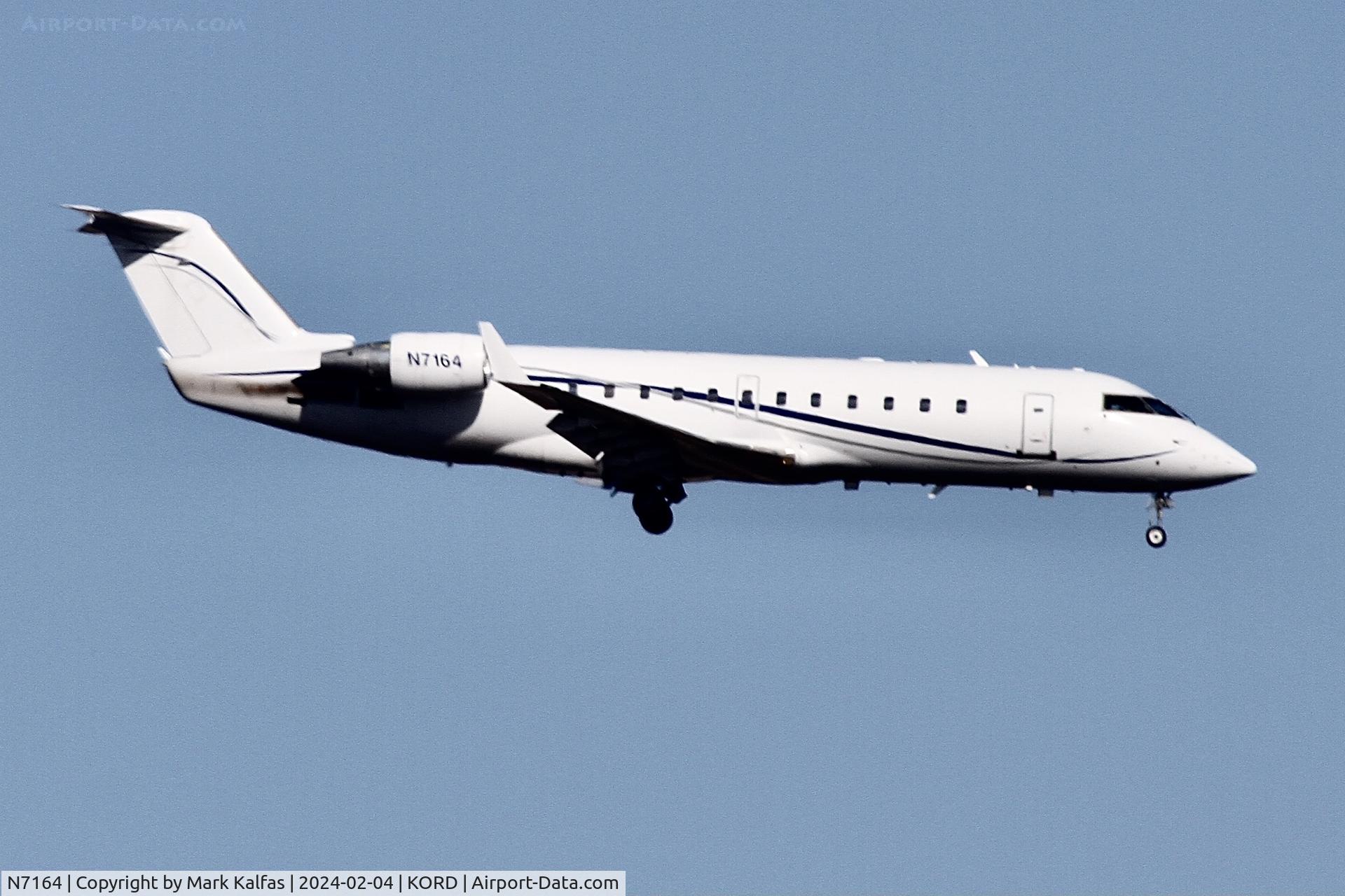 N7164, 1997 Bombardier CRJ-200LR (CL-600-2B19) C/N 7164, CRJ2 CRJ CAPITAL CORP BOMBARDIER INC CL-600-2B19  N7164 KIRK-KORD