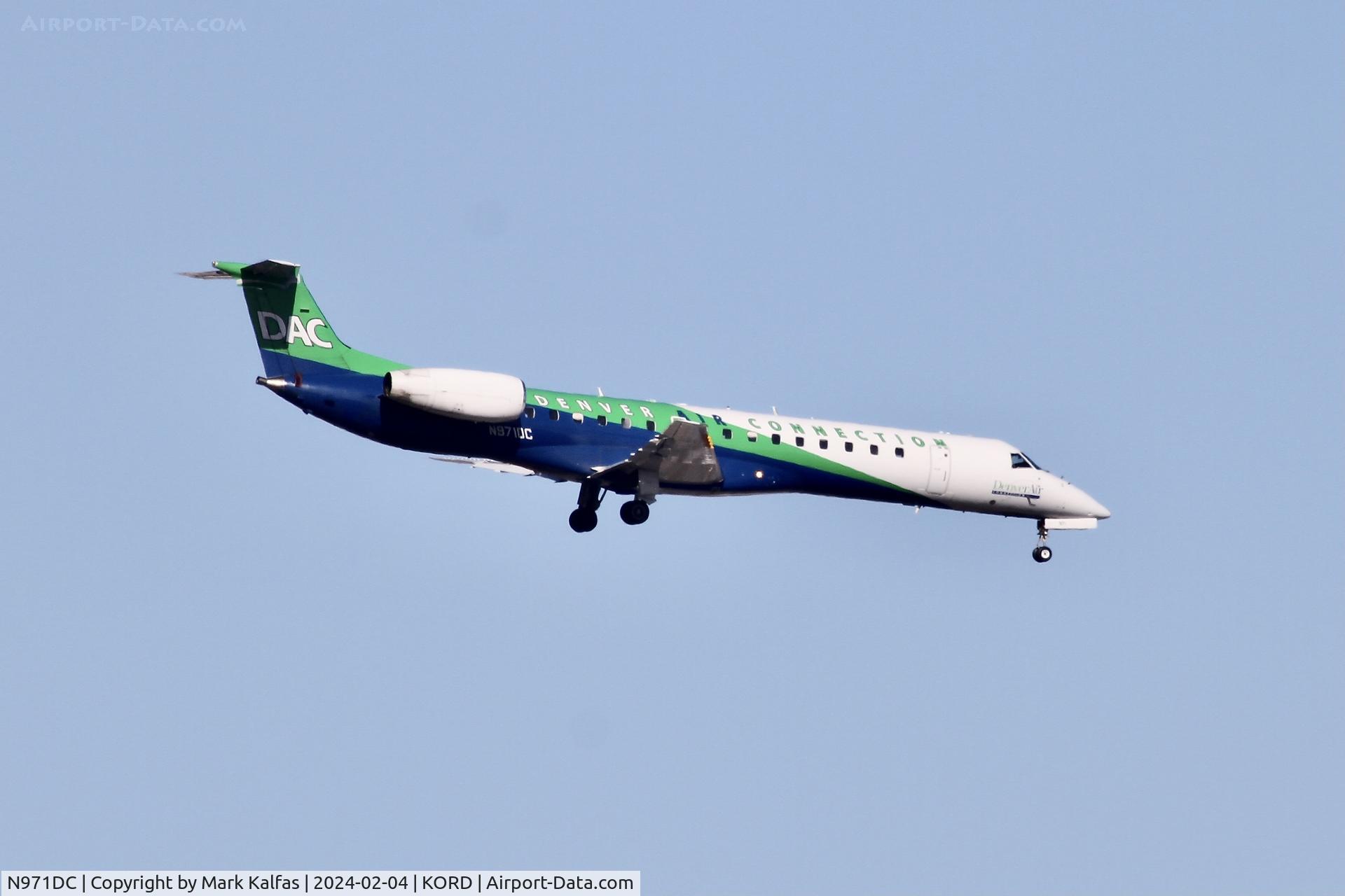 N971DC, 2004 Embraer ERJ-145LR (EMB-145LR) C/N 14500821, E145 KEY LIME AIR ERJ-145LR N971DC LYM3911 ATY-ORD