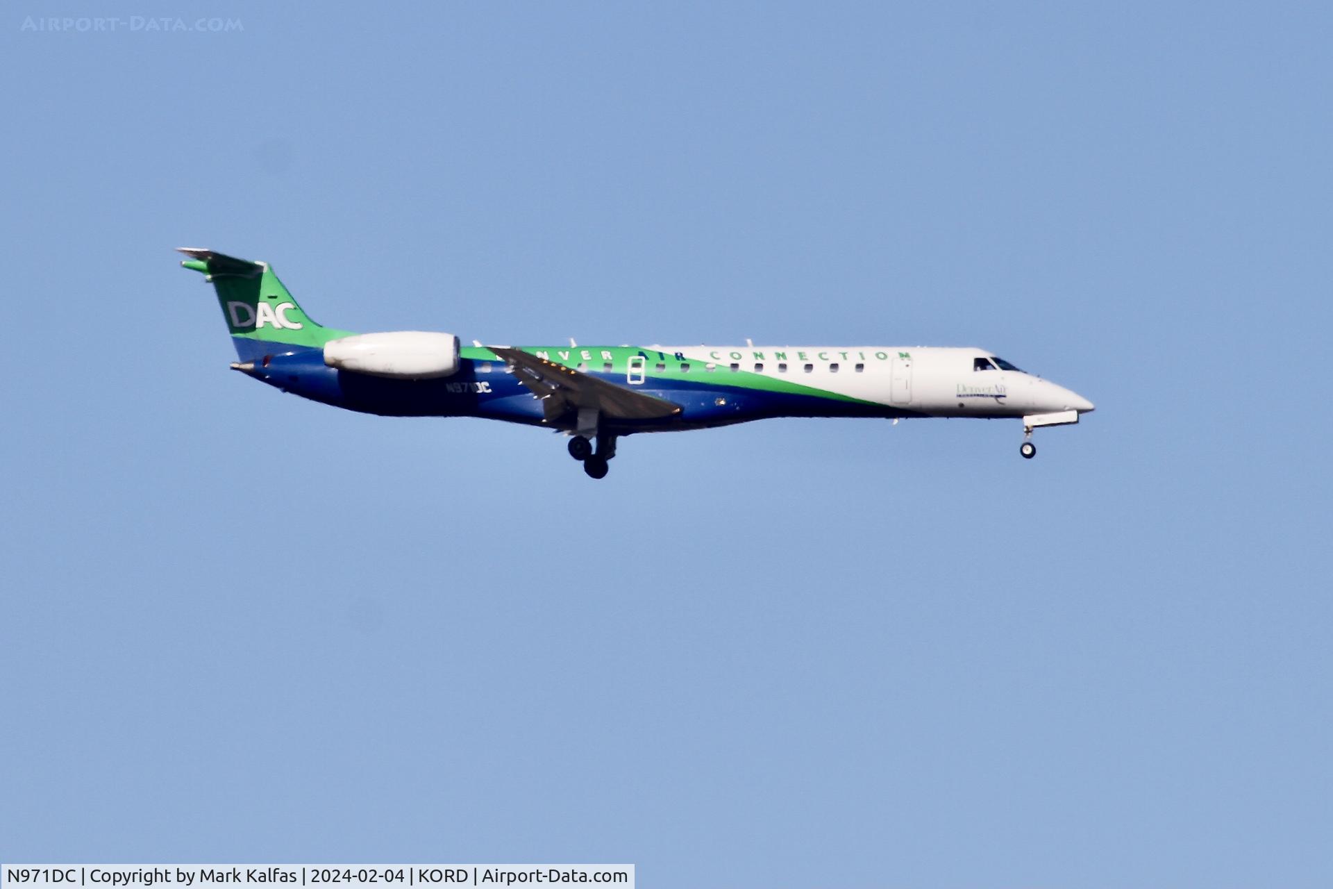 N971DC, 2004 Embraer ERJ-145LR (EMB-145LR) C/N 14500821, E145 KEY LIME AIR ERJ-145LR N971DC LYM3911 ATY-ORD