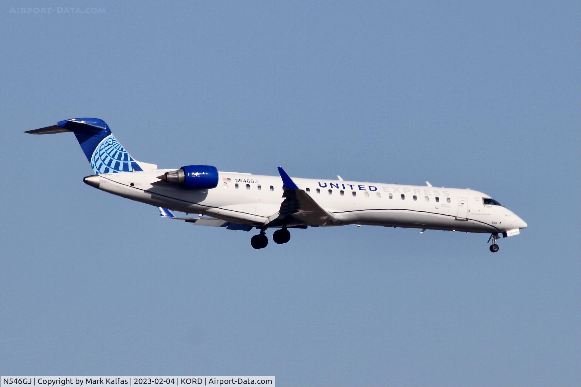 N546GJ, 2008 Bombardier CRJ-702 (CL-600-2C10) Regional Jet C/N 10269, CRJ7 GoJet/United Express Bombardier CRJ-701, CL-600-2C11 N546GJ GJS4188 CMH-ORD