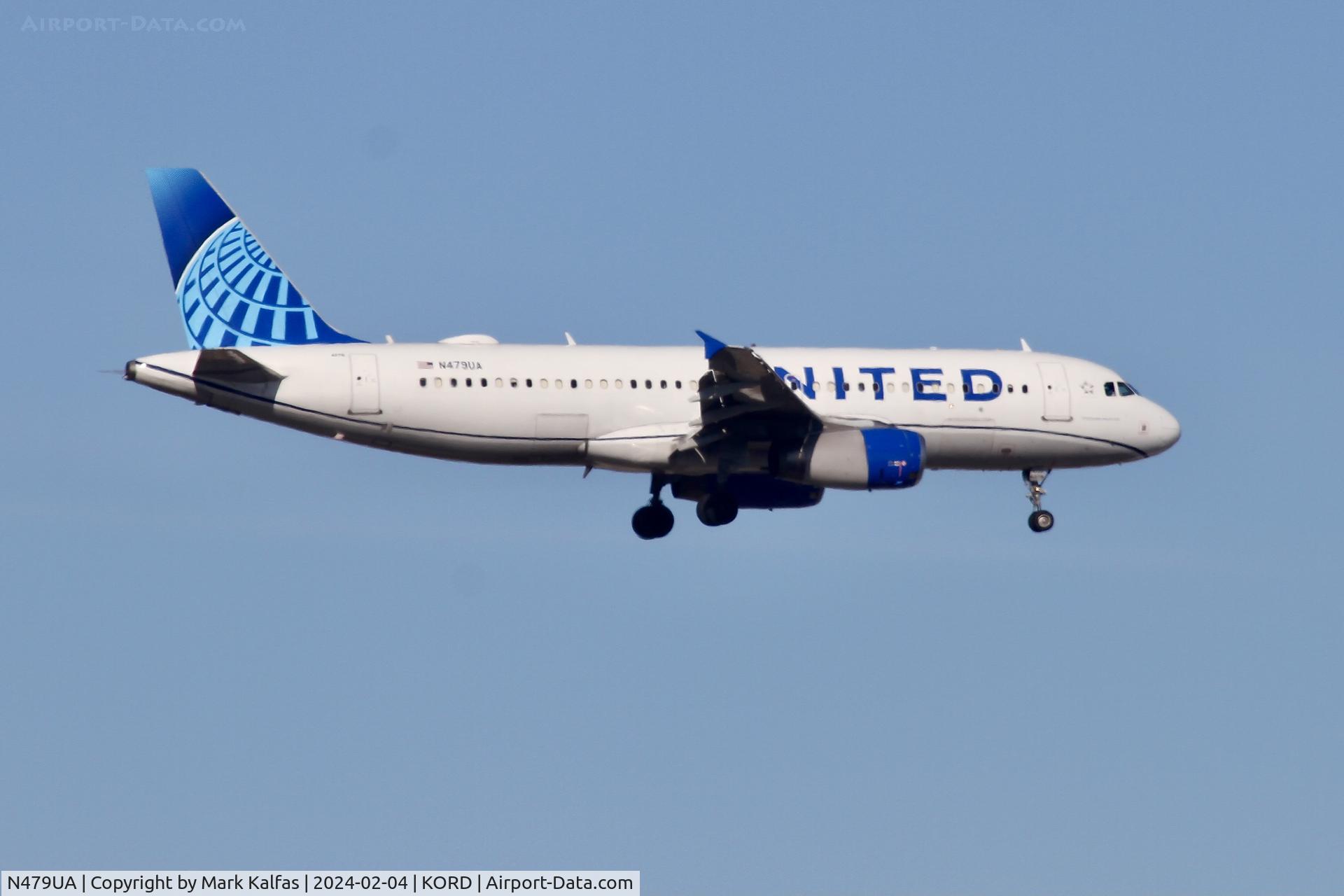 N479UA, 2001 Airbus A320-232 C/N 1538, A320 United Airlines Airbus A320-232 N479UA UAL1634 DAL-ORD