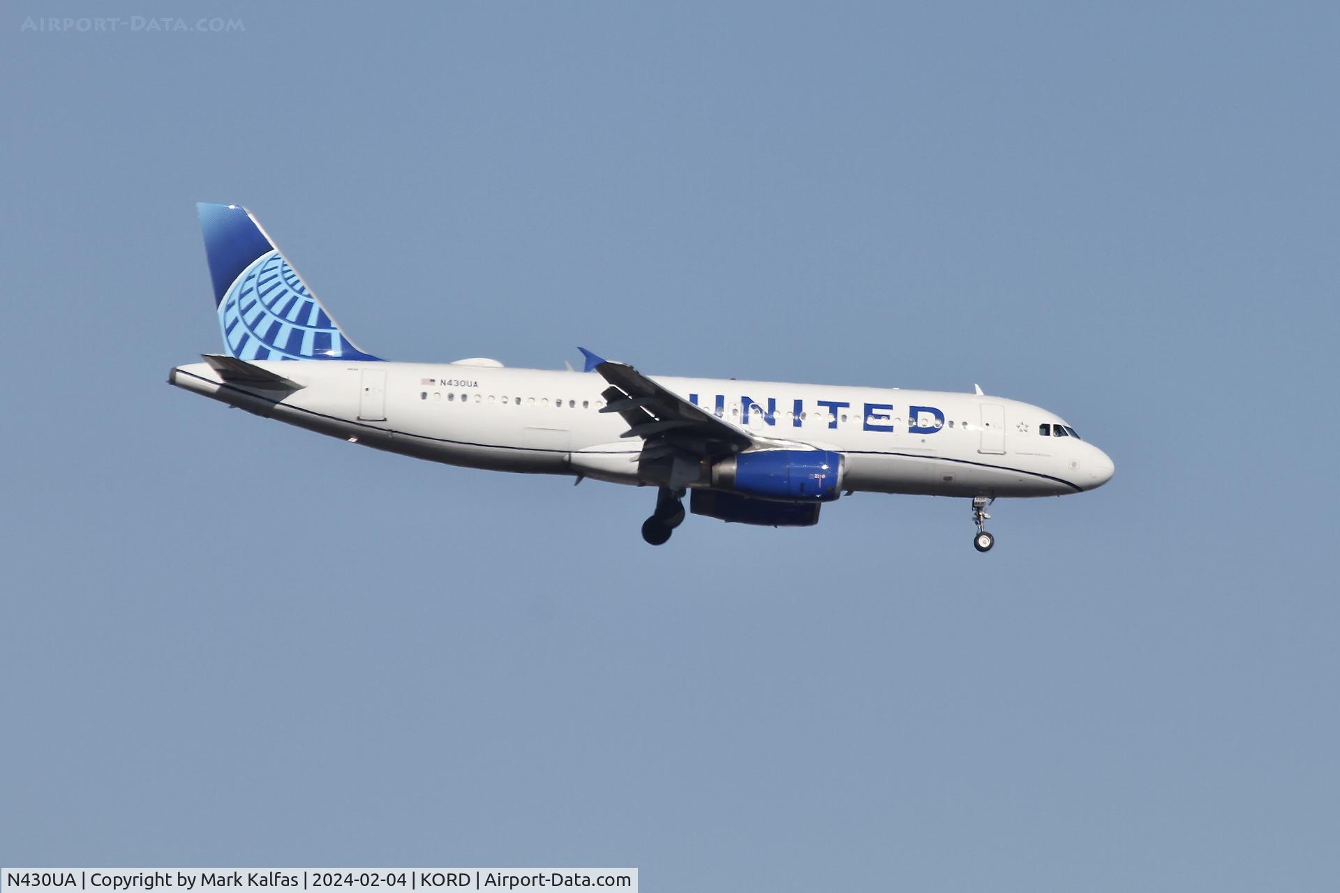 N430UA, 1996 Airbus A320-232 C/N 568, A320 United Airlines Airbus A320-232 N430UA UAL1836 SRQ-ORD