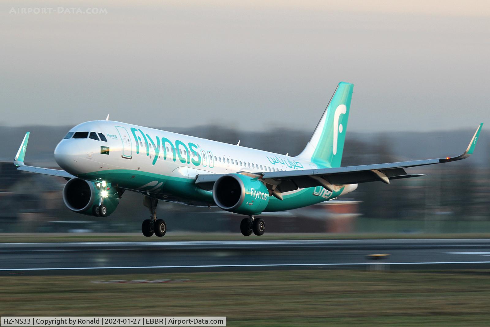 HZ-NS33, 2020 Airbus A320-251N C/N 10097, at bru