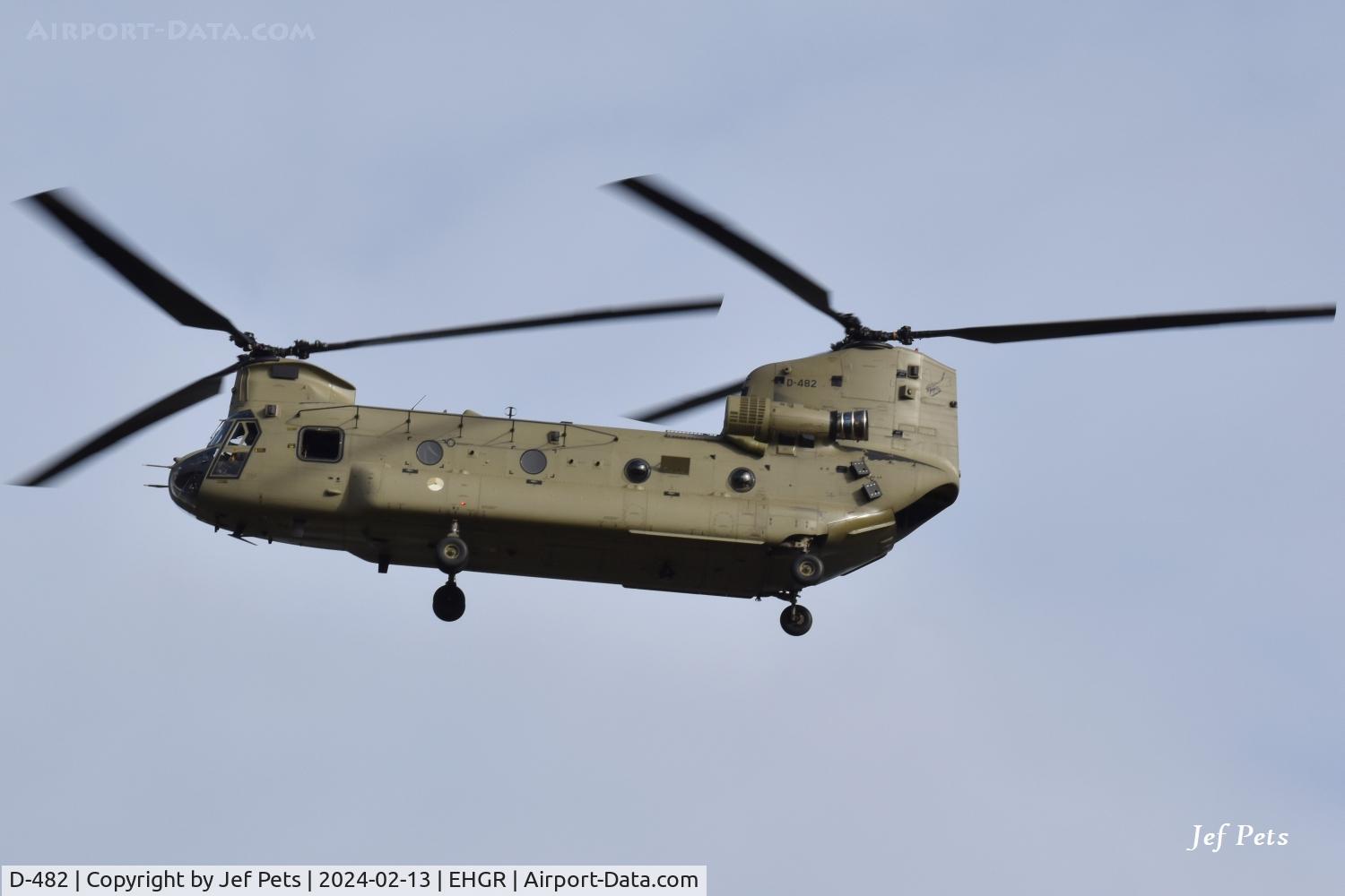 D-482, Boeing CH-47F Chinook C/N M7482, At Gilze-Rijen.