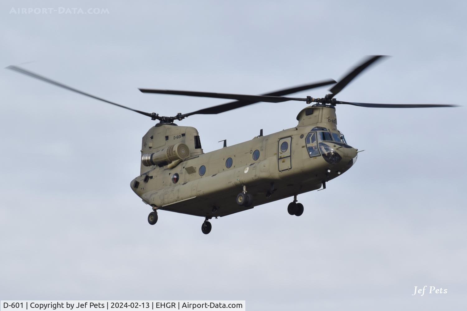 D-601, 2021 Boeing CH-47F Chinook C/N M.7601, At Gilze-Rijen.