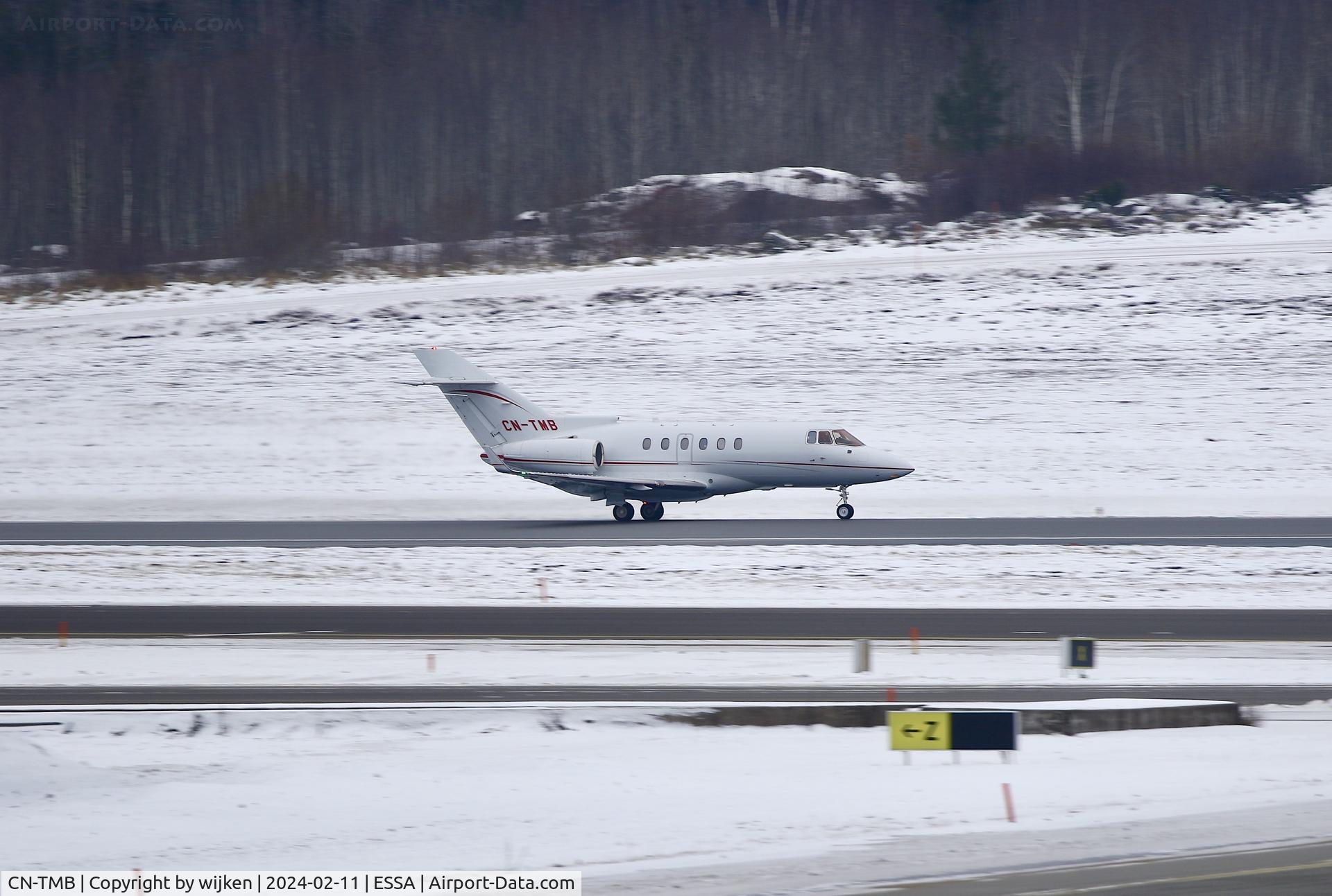 CN-TMB, Hawker 800XP C/N 258656, RWY 08