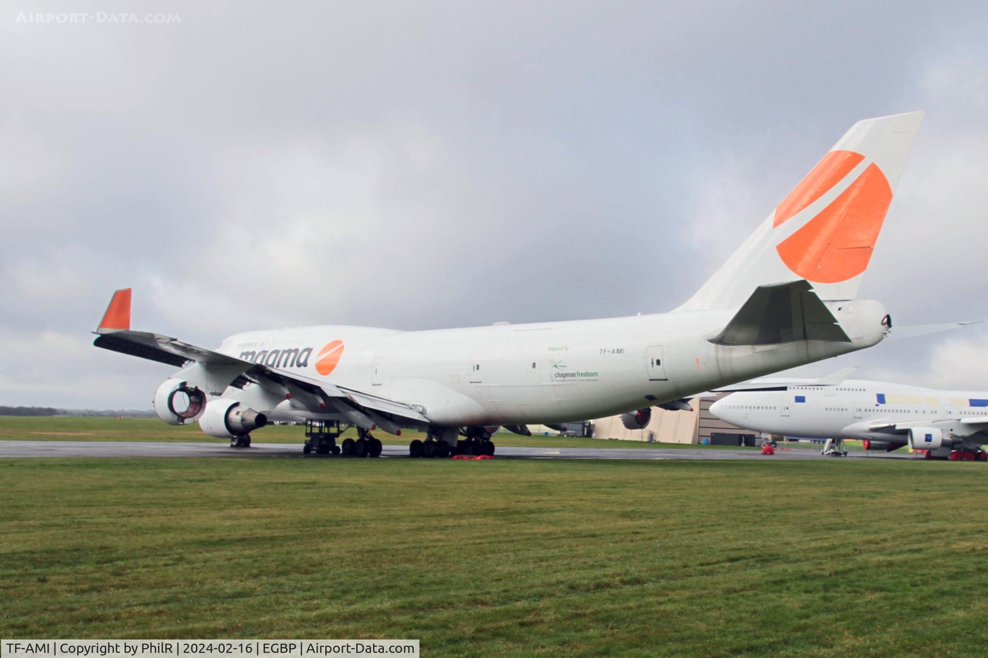 TF-AMI, 1992 Boeing 747-412 C/N 27066, TF-AMI 1992 Boeing 747-400F Magma Kemble