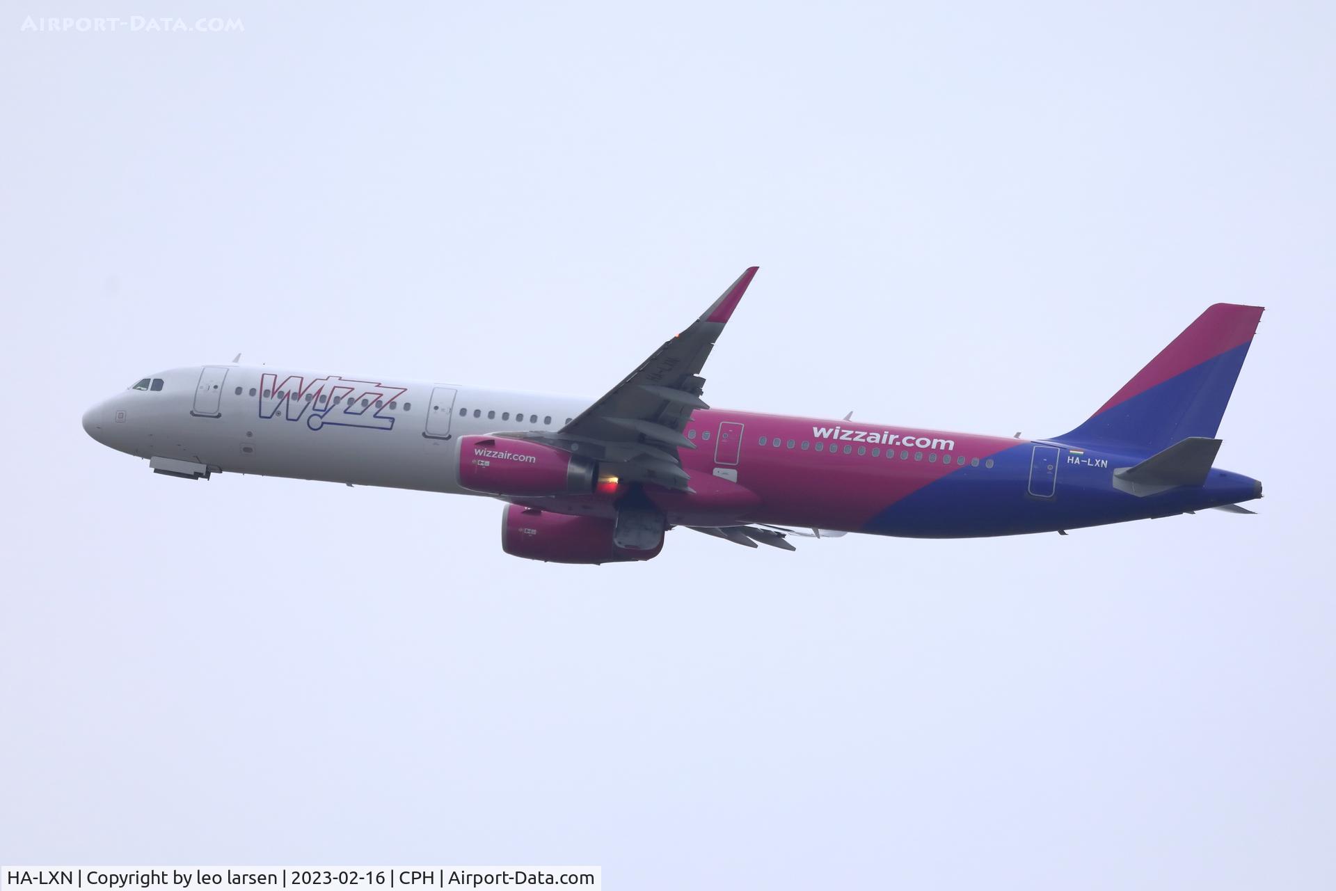 HA-LXN, 2017 Airbus A321-200 C/N 7532, Copenhagen 16.2.2024