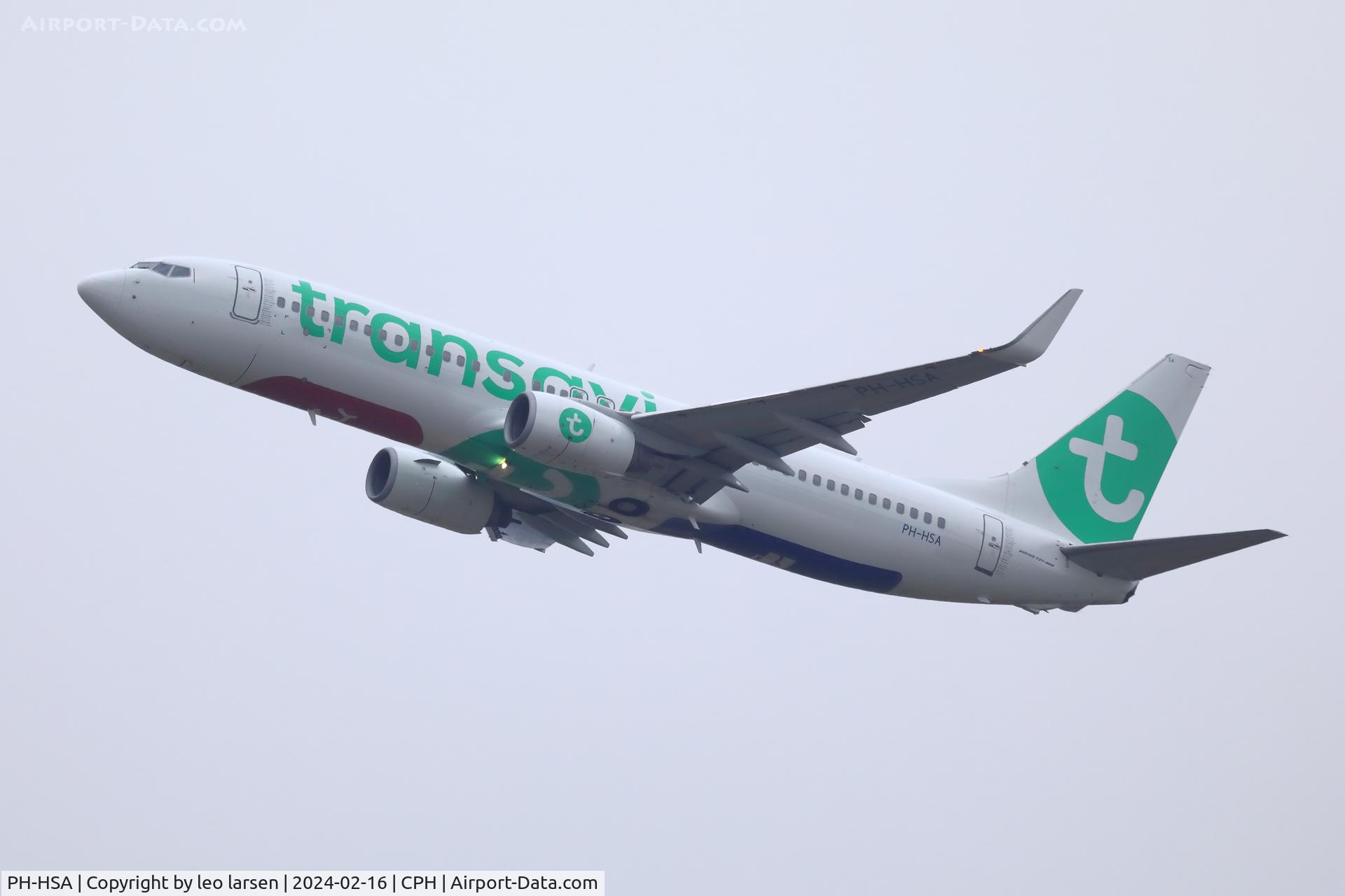PH-HSA, 2009 Boeing 737-8K2 C/N 34171, Copenhagen 16.2.2024