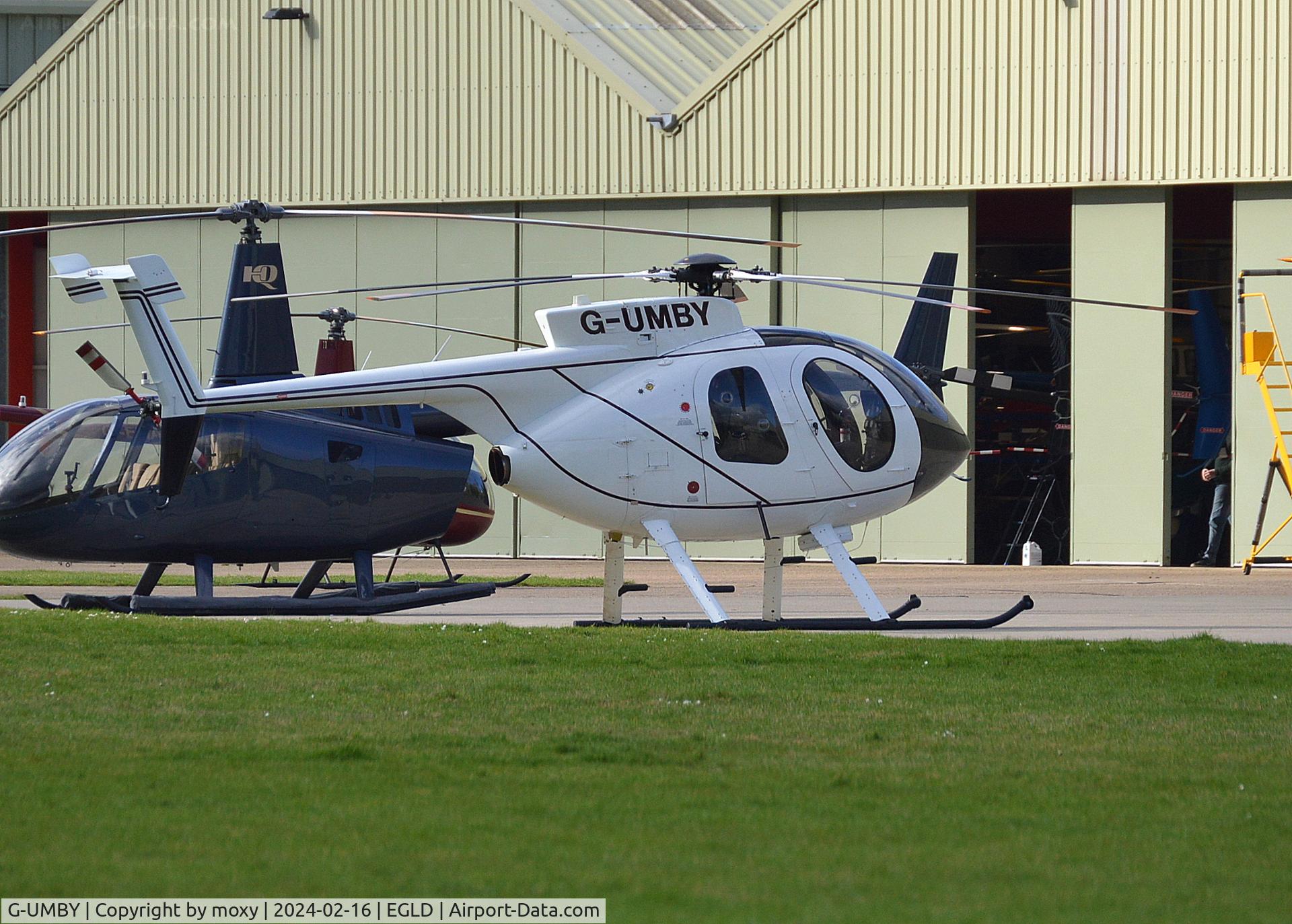 G-UMBY, 1989 McDonnell Douglas MD-500E (369E) C/N 0346E, McDonnell Douglas MD-500E (369E) at Denham. Ex D-HHHM