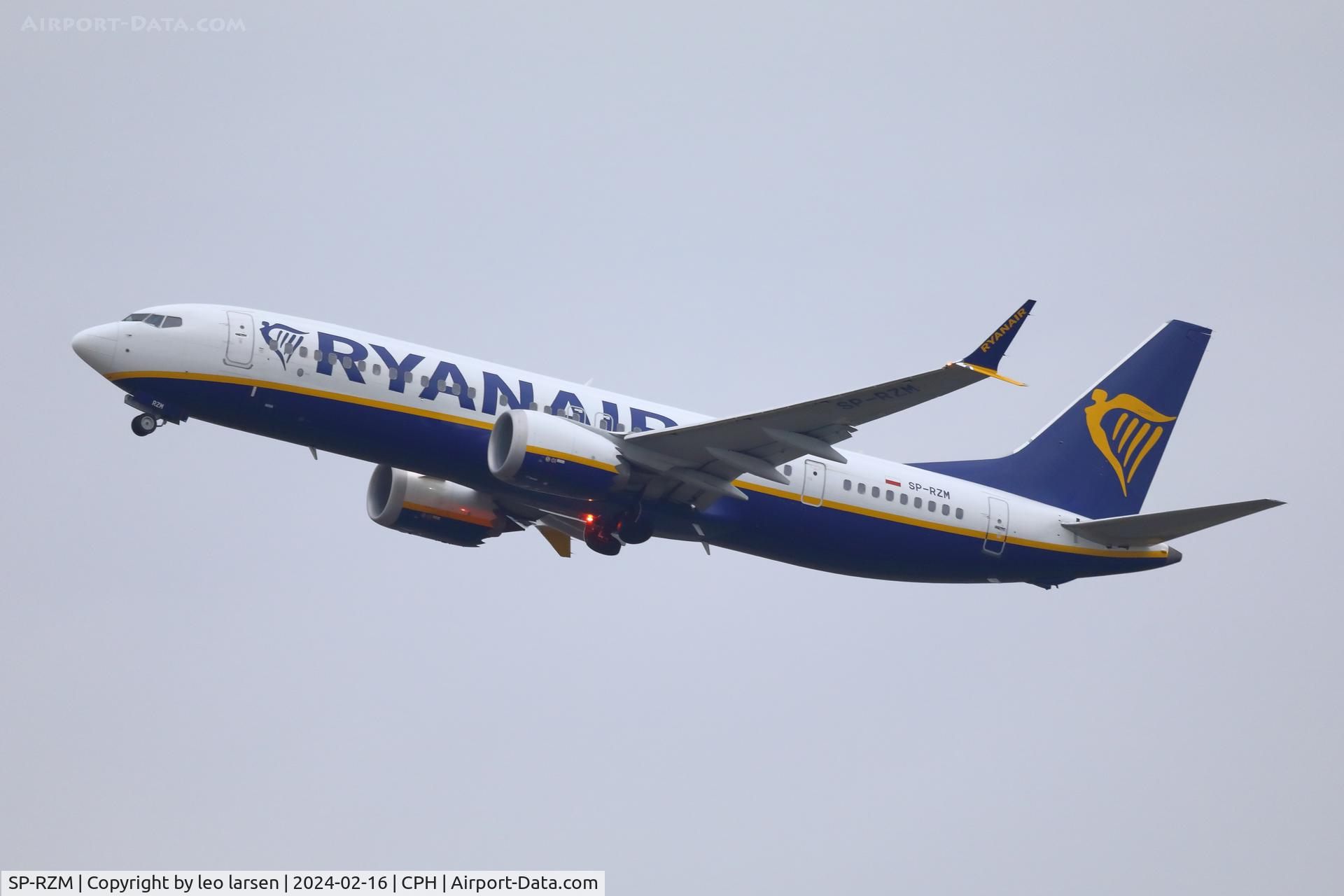 SP-RZM, 2022 Boeing 737-8-200 MAX C/N 62340, Copenhagen 16.2.2024