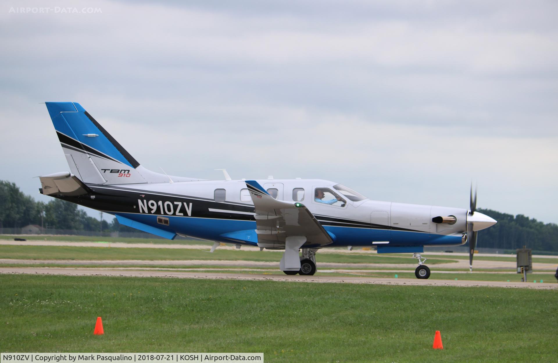 N910ZV, 2018 Daher TBM-910 C/N 1242, Daher TBM-910