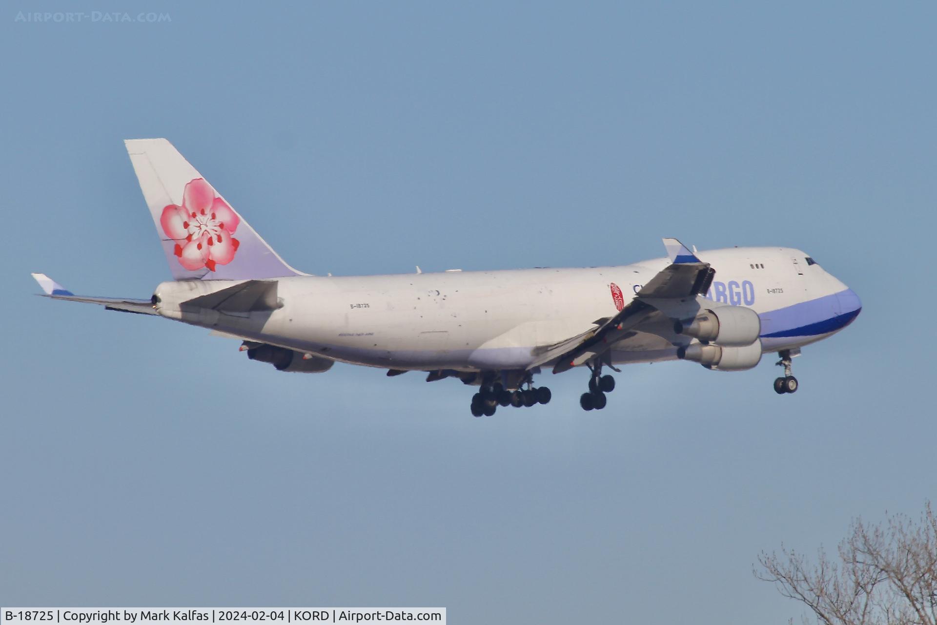 B-18725, 2007 Boeing 747-409F/SCD C/N 30771, B744 China Airlines Cargo Boeing 747-409F B-18725 CAL5226 PANC-KORD