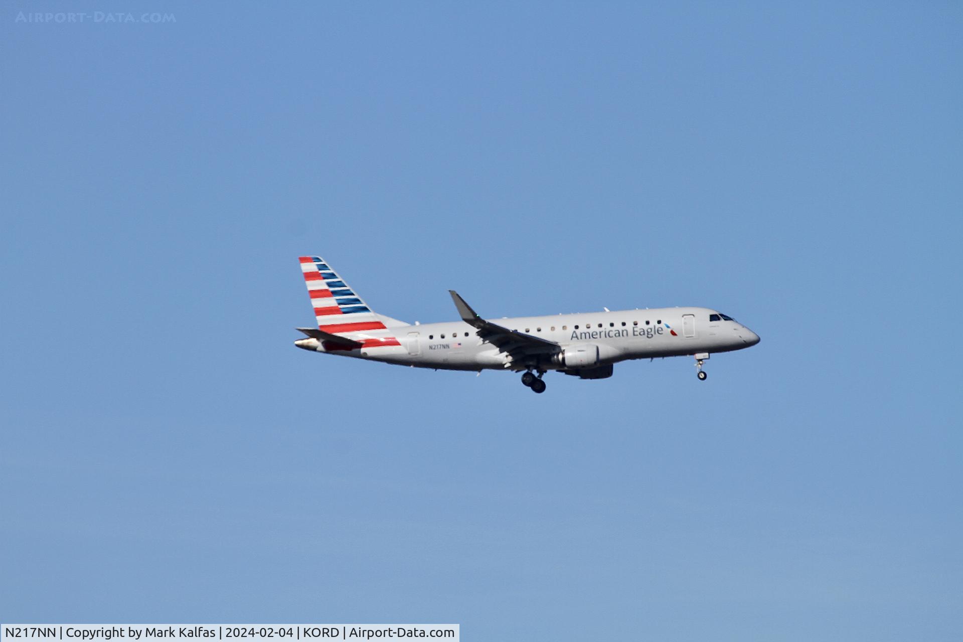 N217NN, 2015 Embraer 175LR (ERJ-170-200LR) C/N 17000515, E75L Envoy/ American Eagle EMBRAER ERJ 170-100 LR N217NN ENY3678 BDL-ORD