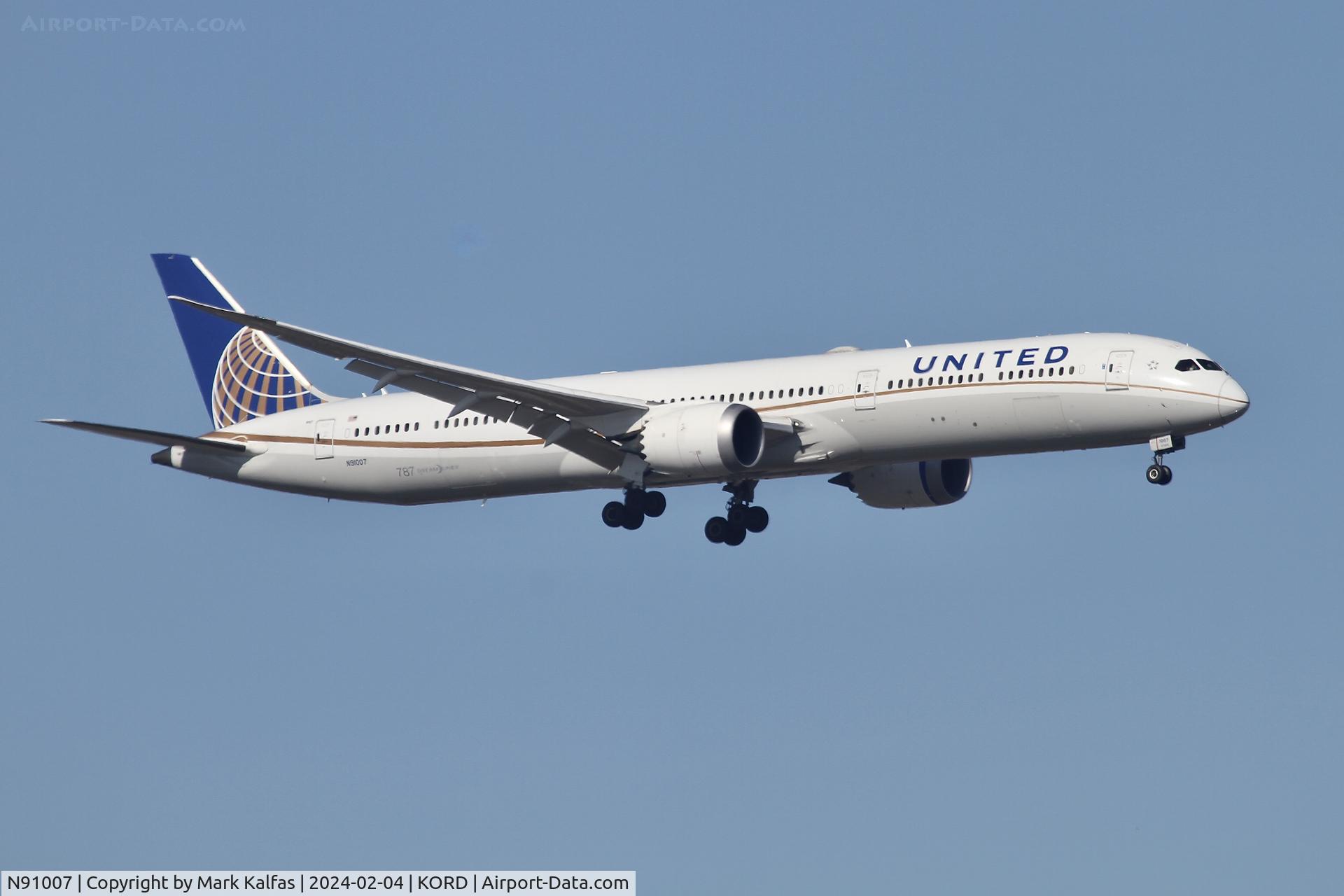 N91007, 2017 Boeing 787-10 Dreamliner Dreamliner C/N 40929, B78X United Airlines BOEING 787-10 Dreamliner N91007 UAL973 N91007 UAL973 EBBR-KORD