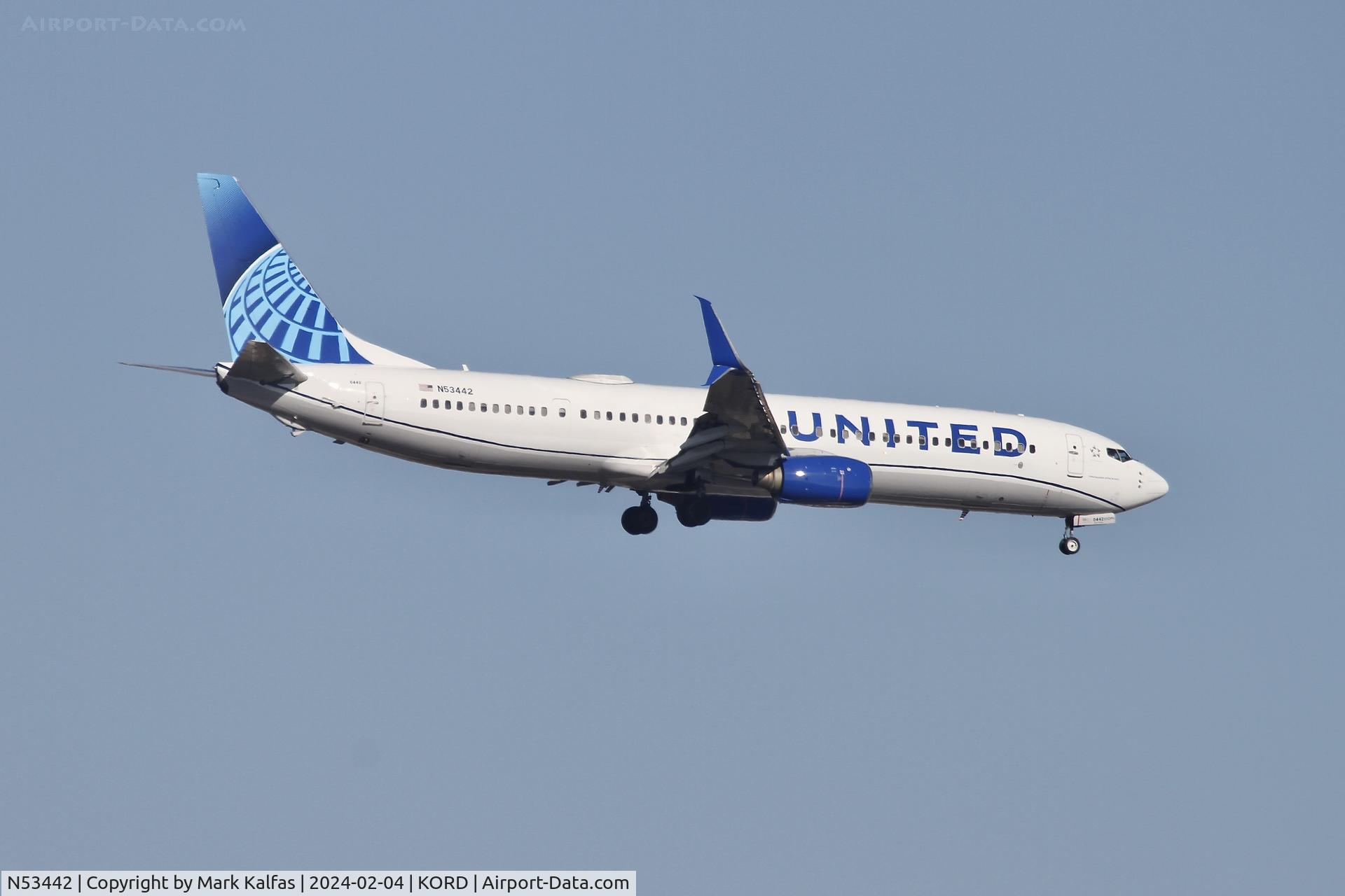 N53442, 2009 Boeing 737-924/ER C/N 33536, B739 United Airlines  BOEING 737-924ER N53442 UAL2089 SJU-ORD