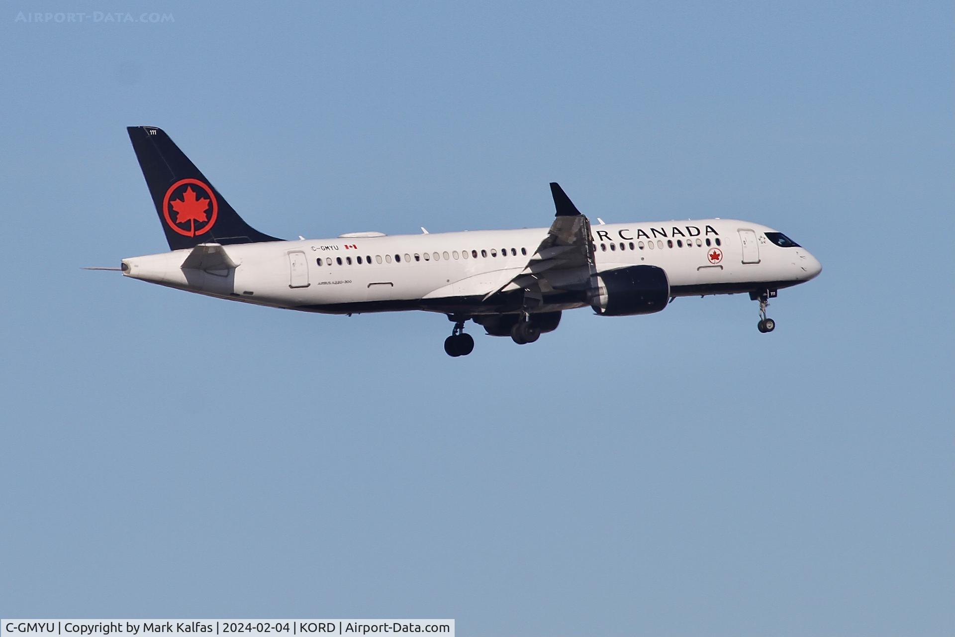 C-GMYU, 2020 Airbus A220-371 C/N 55097, BCS3 Jazz/Air Canada Express Airbus A220-300 C-GMYU ACA503 CTTZ-KORD