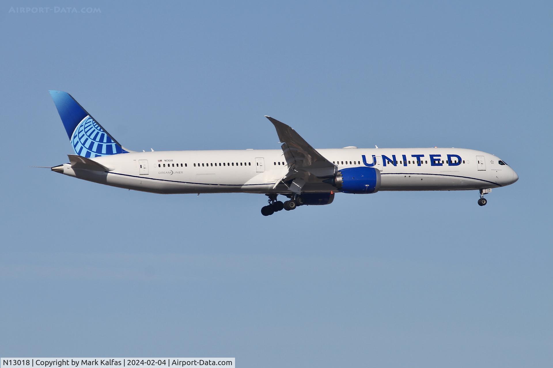 N13018, 2022 Boeing 787-10 Dreamliner C/N 66987, B78X United Airlines BOEING 787-10 N13018 UAL952 EDDM-KORD