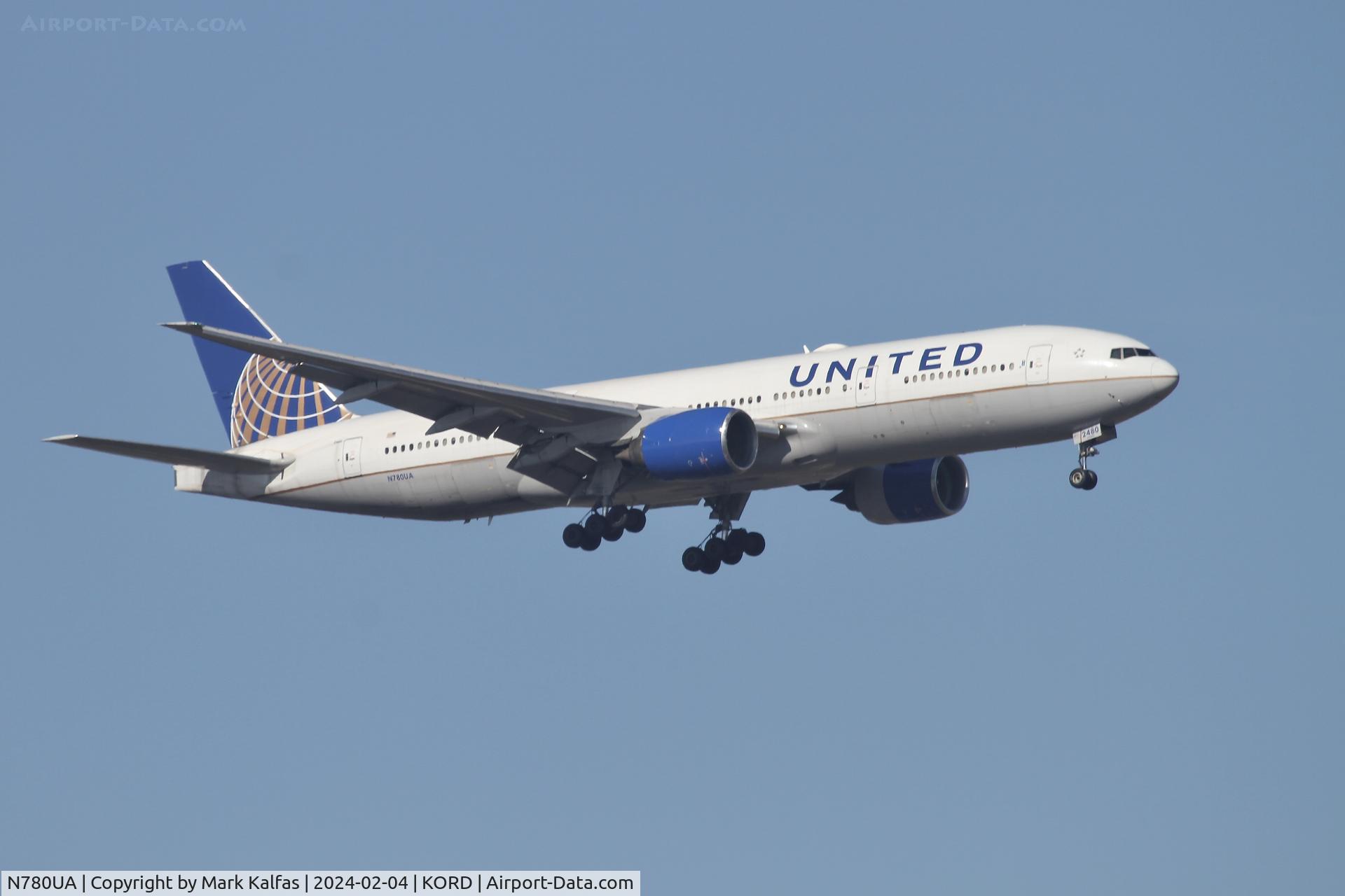 N780UA, 1996 Boeing 777-222 C/N 26944, B772 United Airlines Boeing 777-222 N780UA UAL1811 DEN-ORD