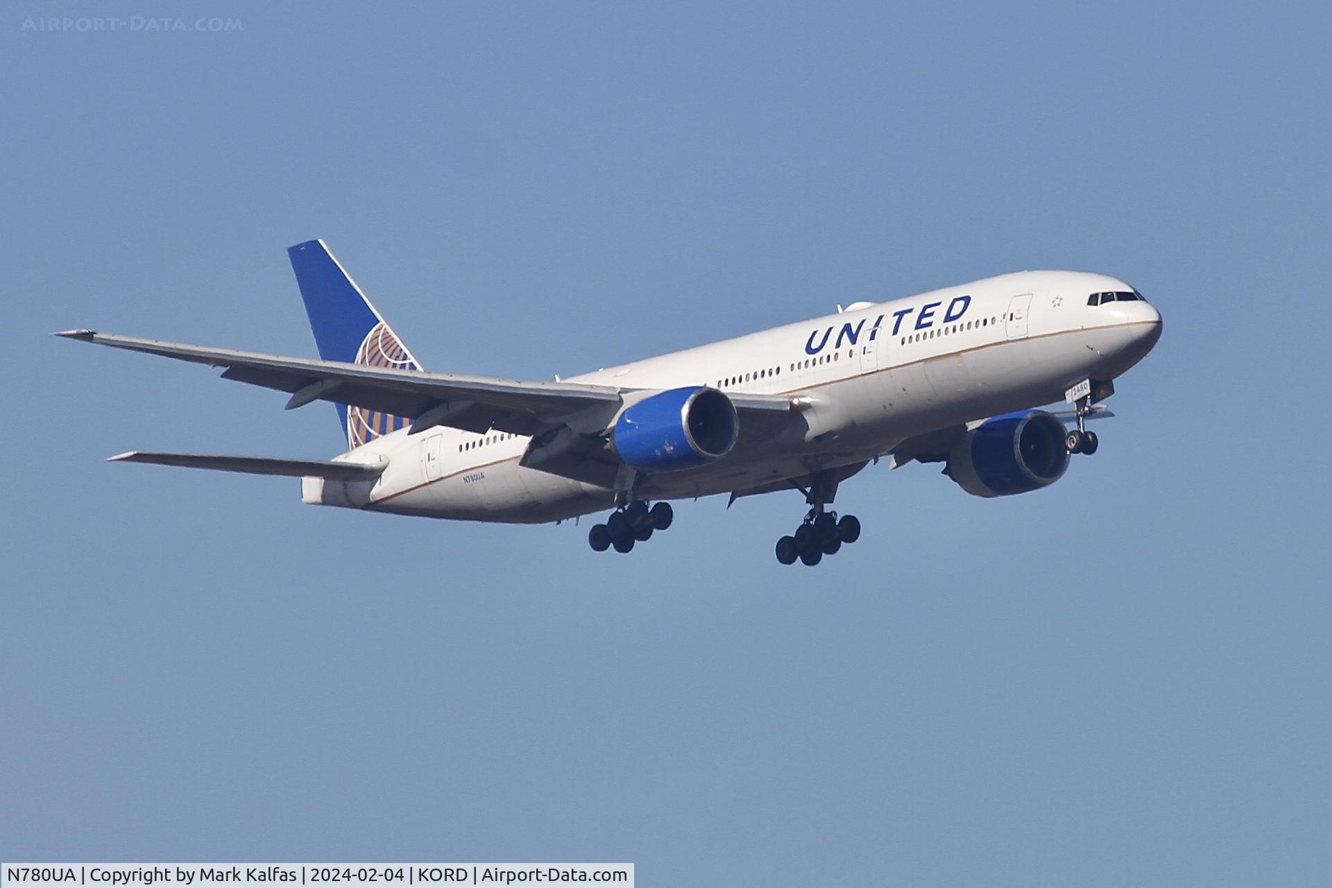 N780UA, 1996 Boeing 777-222 C/N 26944, B772 United Airlines Boeing 777-222 N780UA UAL1811 DEN-ORD