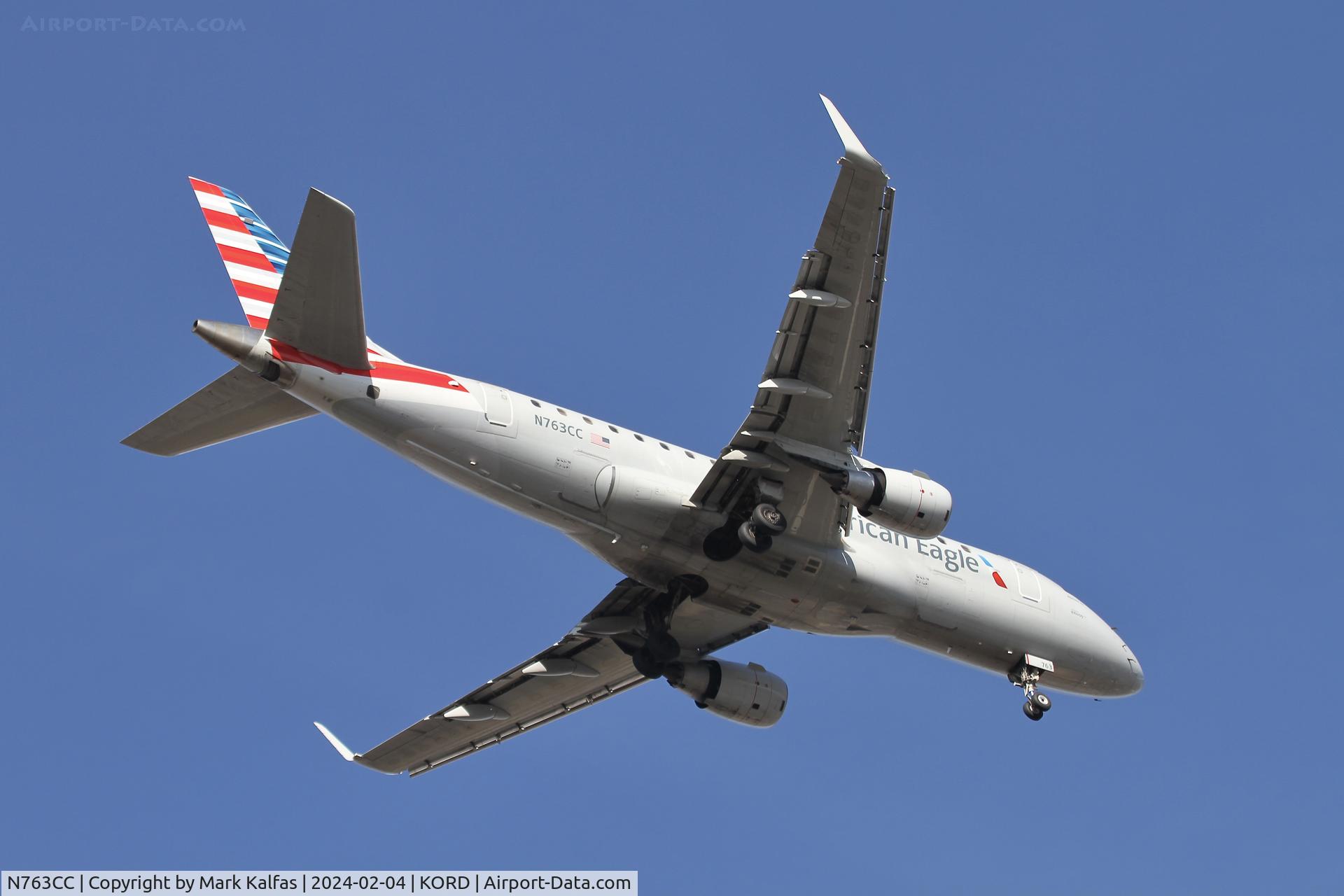 N763CC, 2009 Embraer 170STD (ERJ-170-100STD) C/N 17000300, E170 Envoy/ American Eagle EMBRAER ERJ 170-100 STD N763CC ENY3514 FAR-ORD