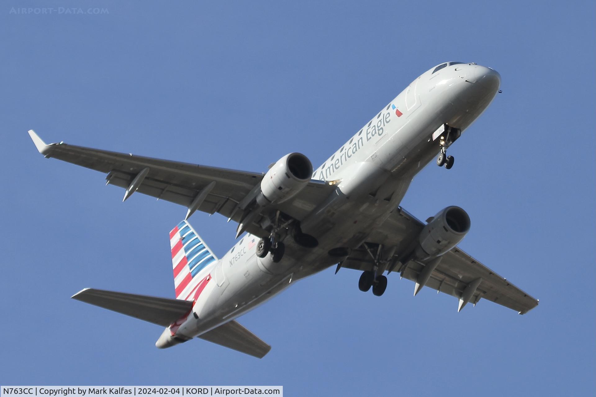 N763CC, 2009 Embraer 170STD (ERJ-170-100STD) C/N 17000300, E170 Envoy/ American Eagle EMBRAER ERJ 170-100 STD N763CC ENY3514 FAR-ORD