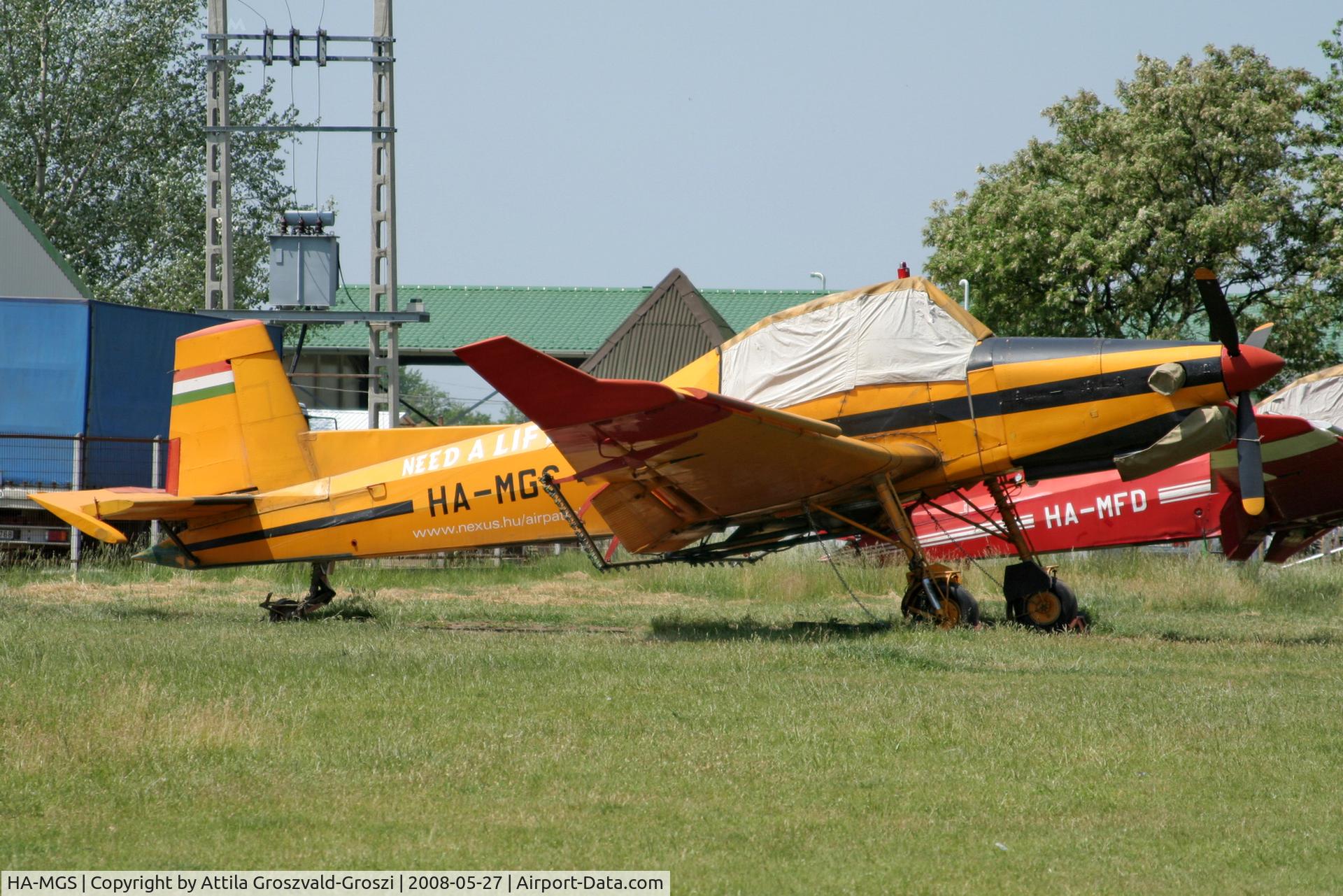 HA-MGS, 1985 Zlin Z-37T Agro-Turbo C/N 005, Jászapáti agricultural airfield, Hungary