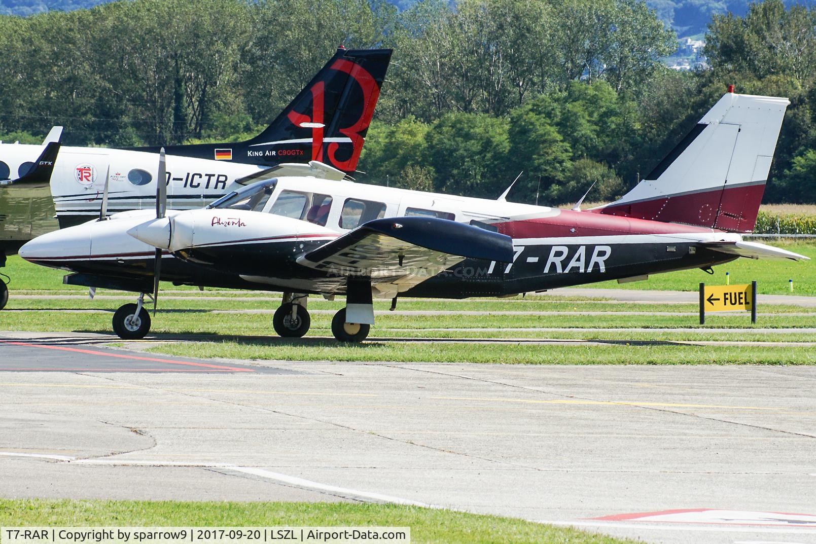 T7-RAR, 1978 Piper PA-34-200T C/N 34-7870415, At Locarno-Magadino